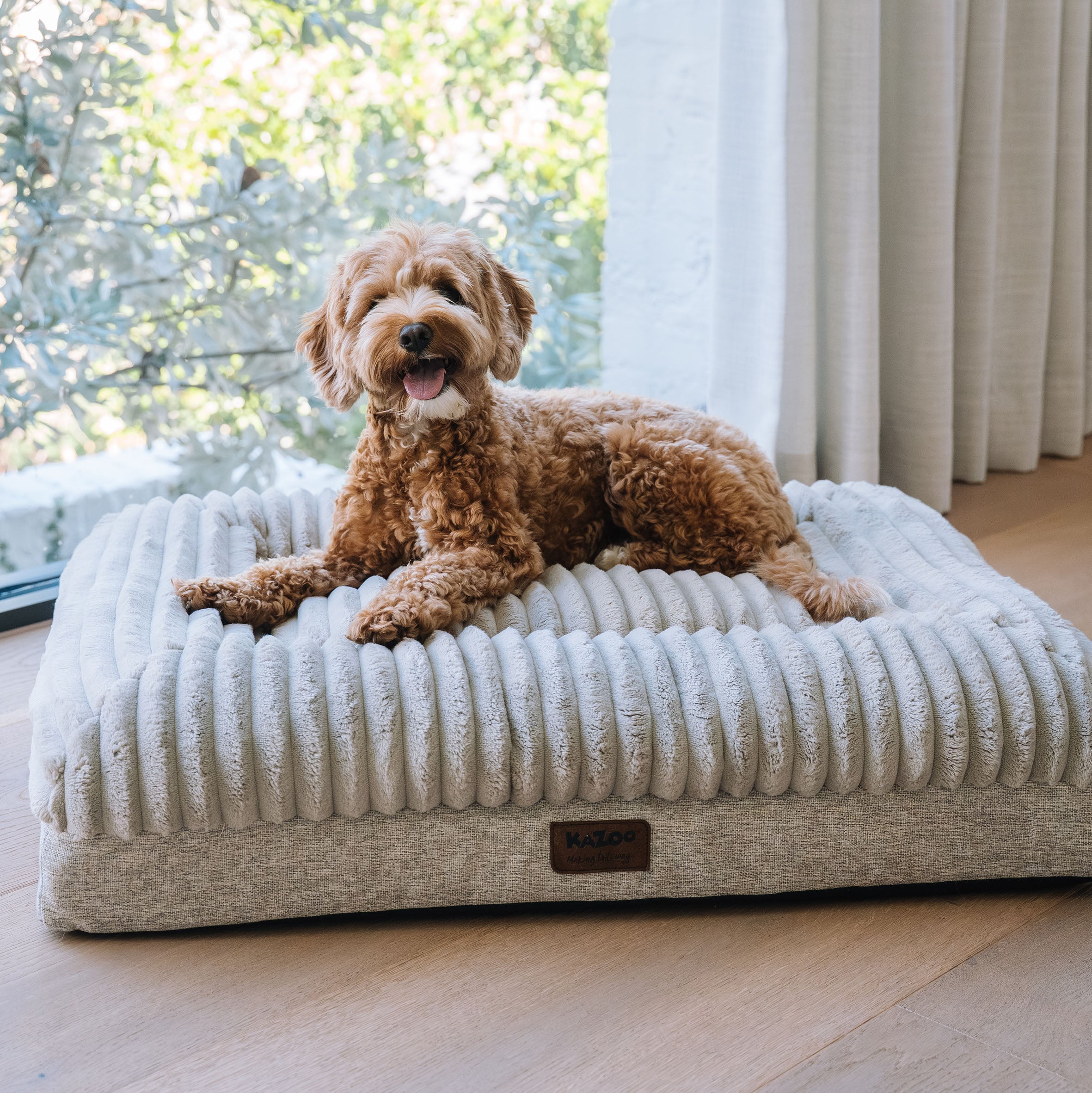 Kazoo Cloud Comfort Pet Bed - Beige