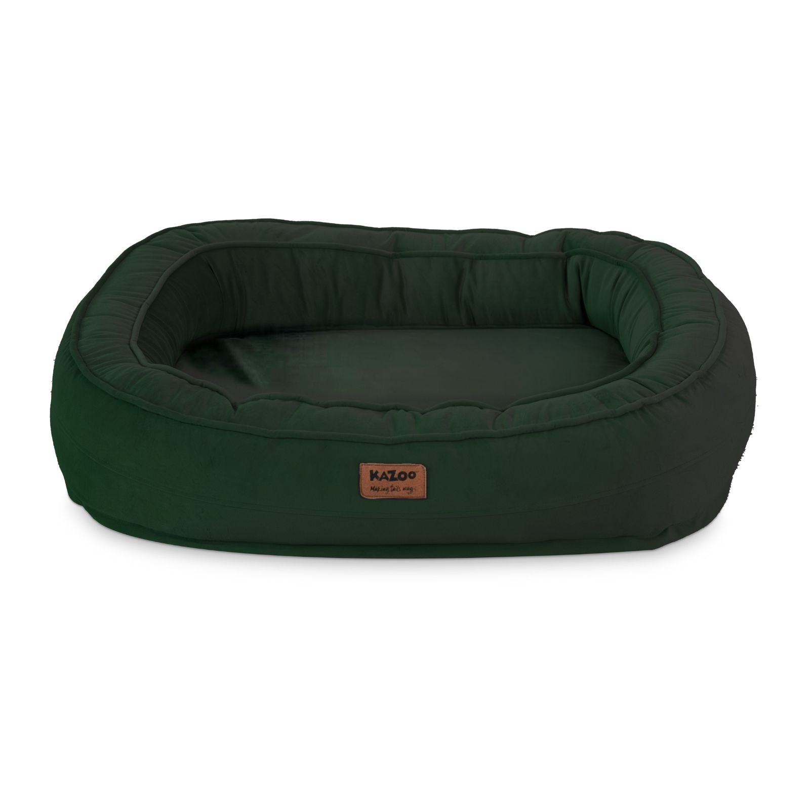 Kazoo Loop Neck Support Pet Bed - Sage Green