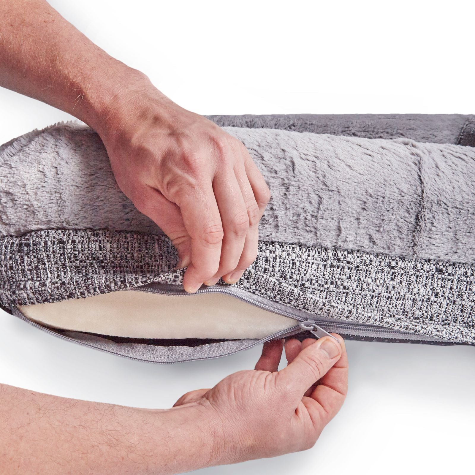 Kazoo Wombat Pet Bed - Cream Boucle