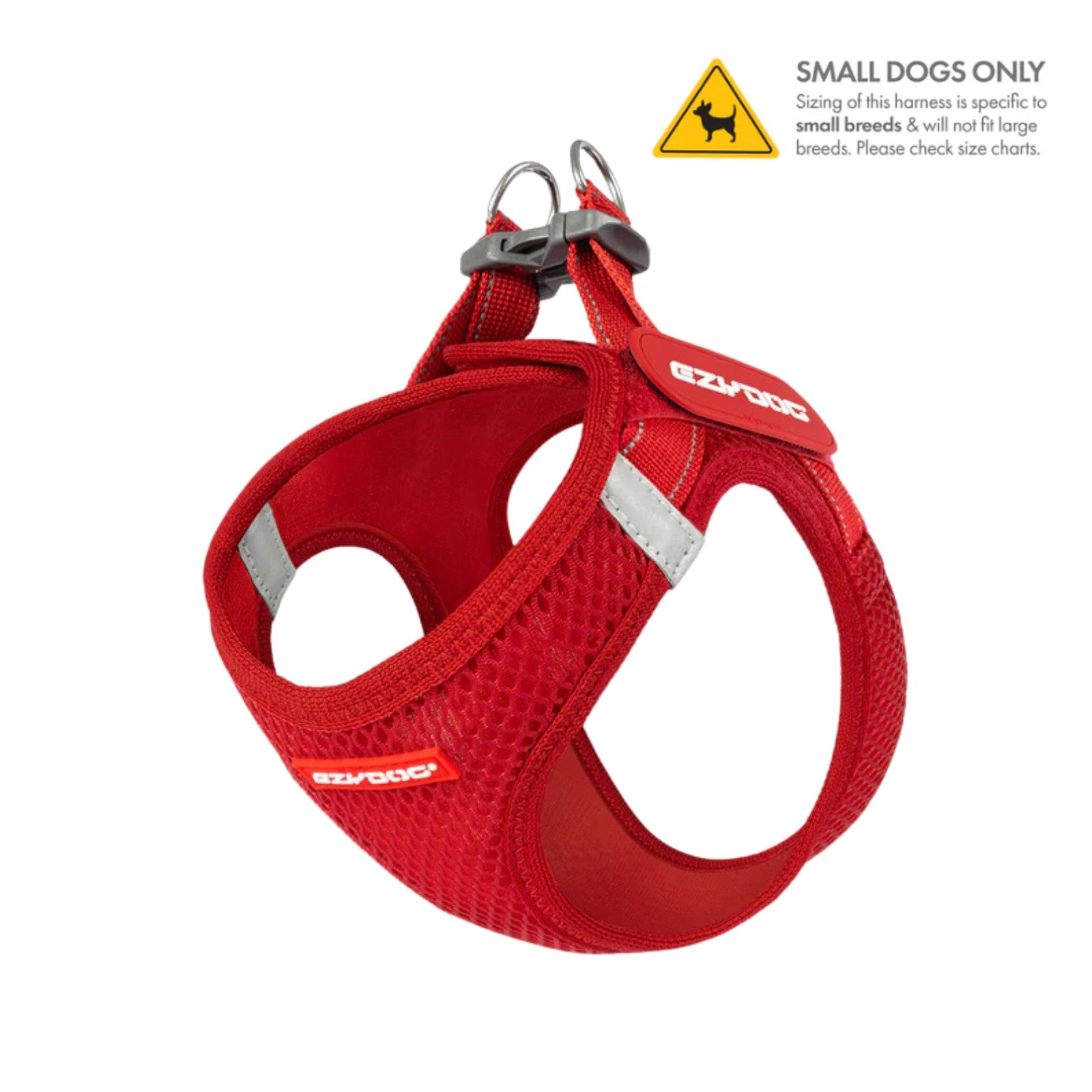Ezydog FORMFIT Mesh Harness - Red