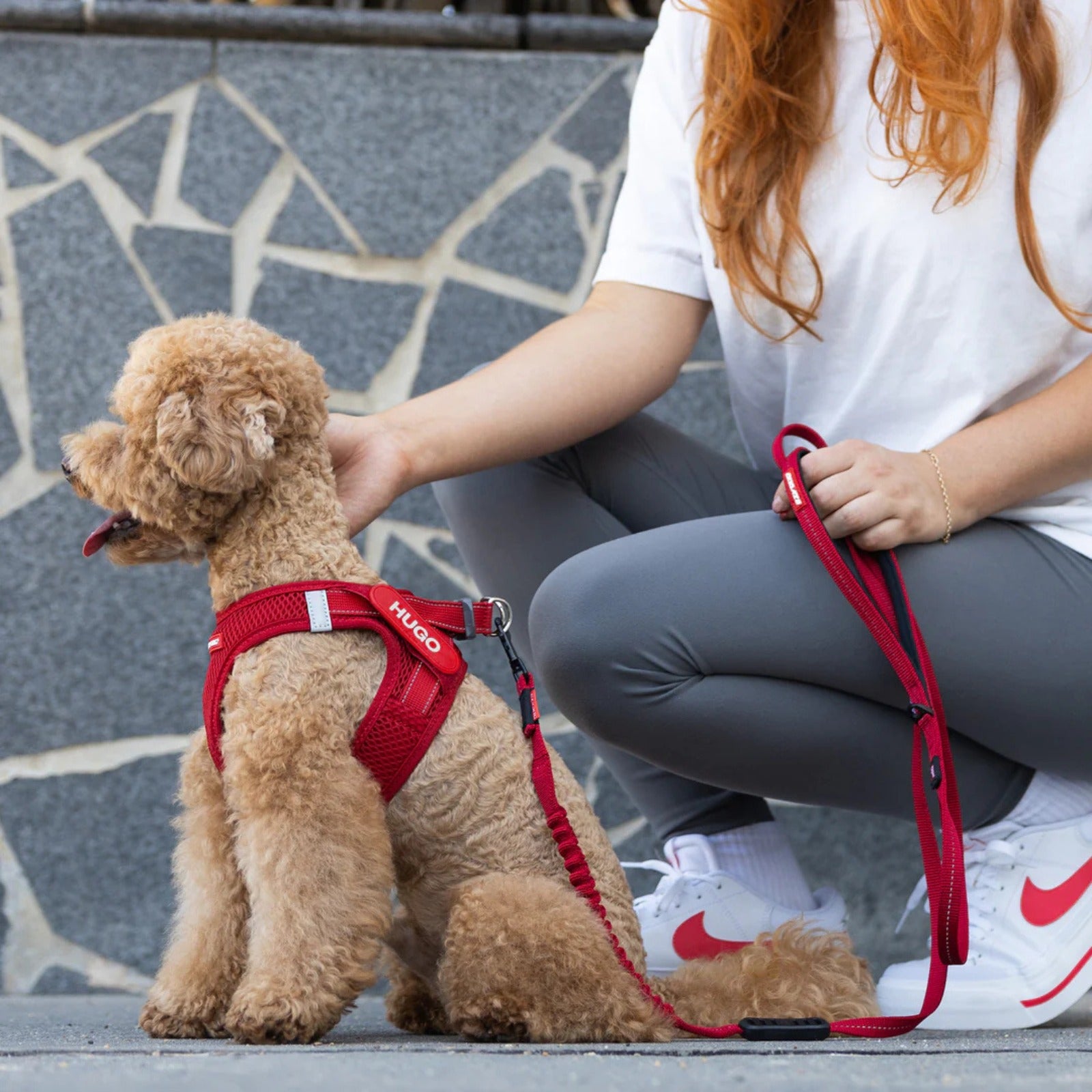 Ezydog FORMFIT Mesh Harness - Red