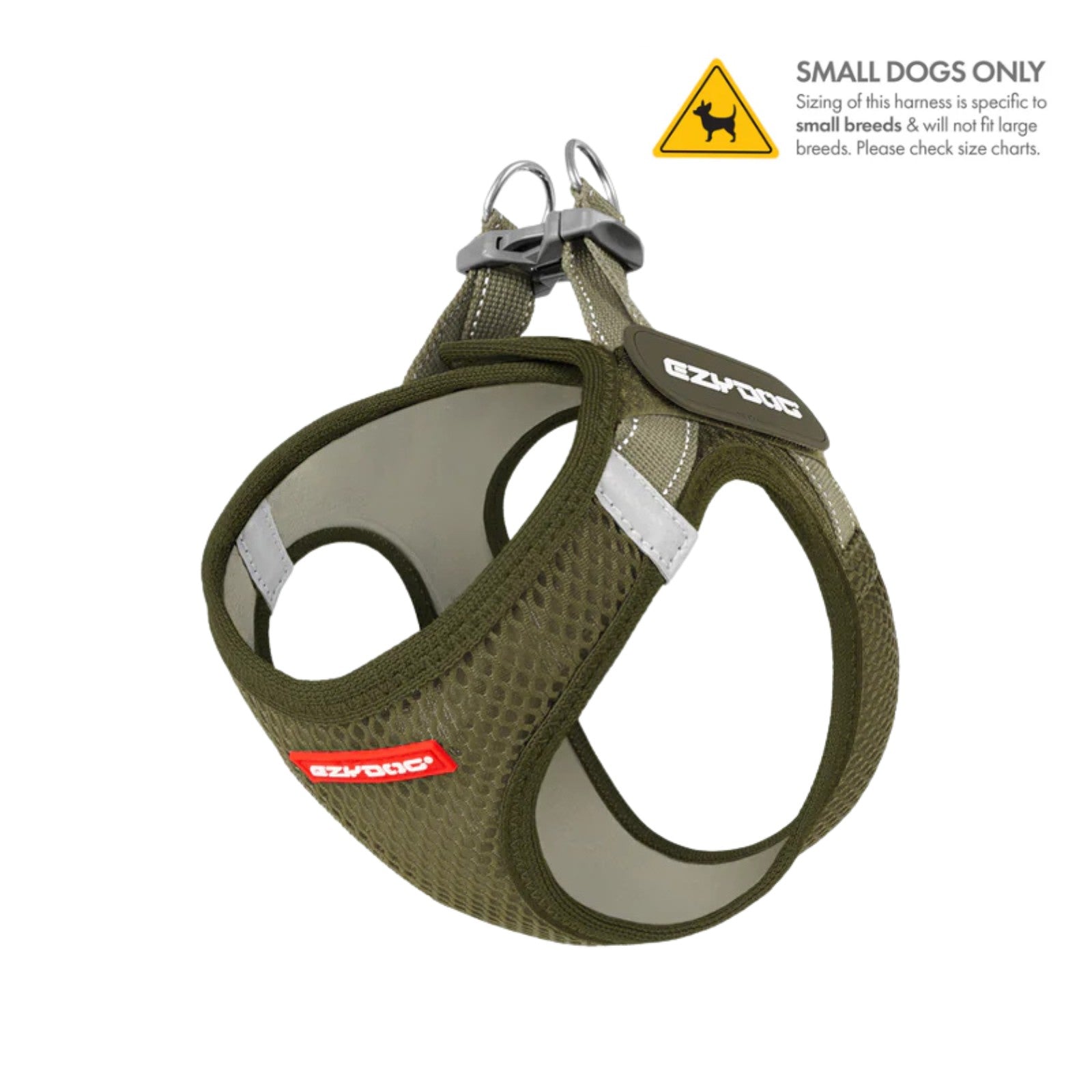 Ezydog FORMFIT Mesh Harness - Green