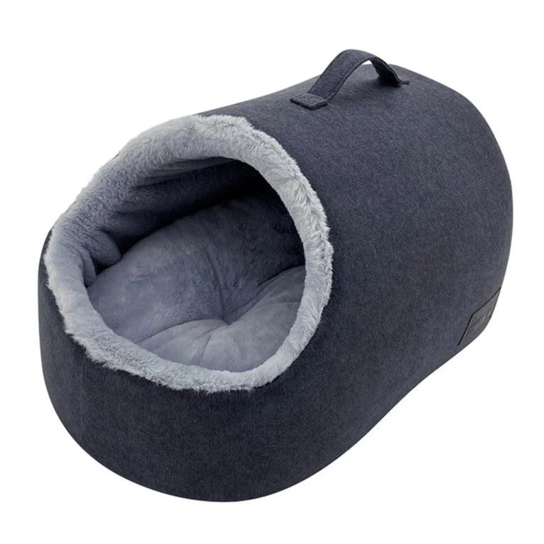 La Doggie Vita Hideaway Charcoal Cat Bed La Doggie Vita
