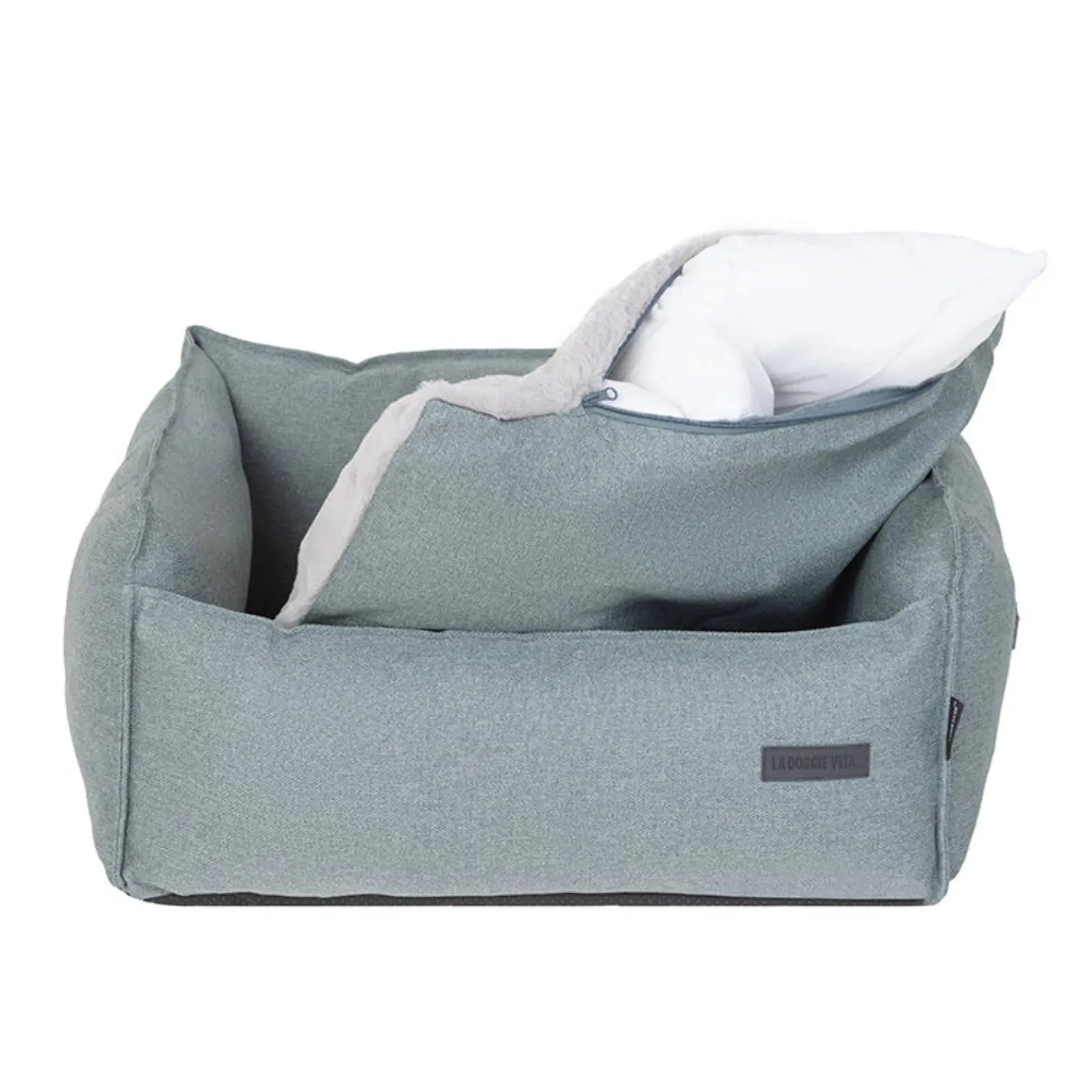 La Doggie Vita High Side Como Eggshell Dog Bed La Doggie Vita