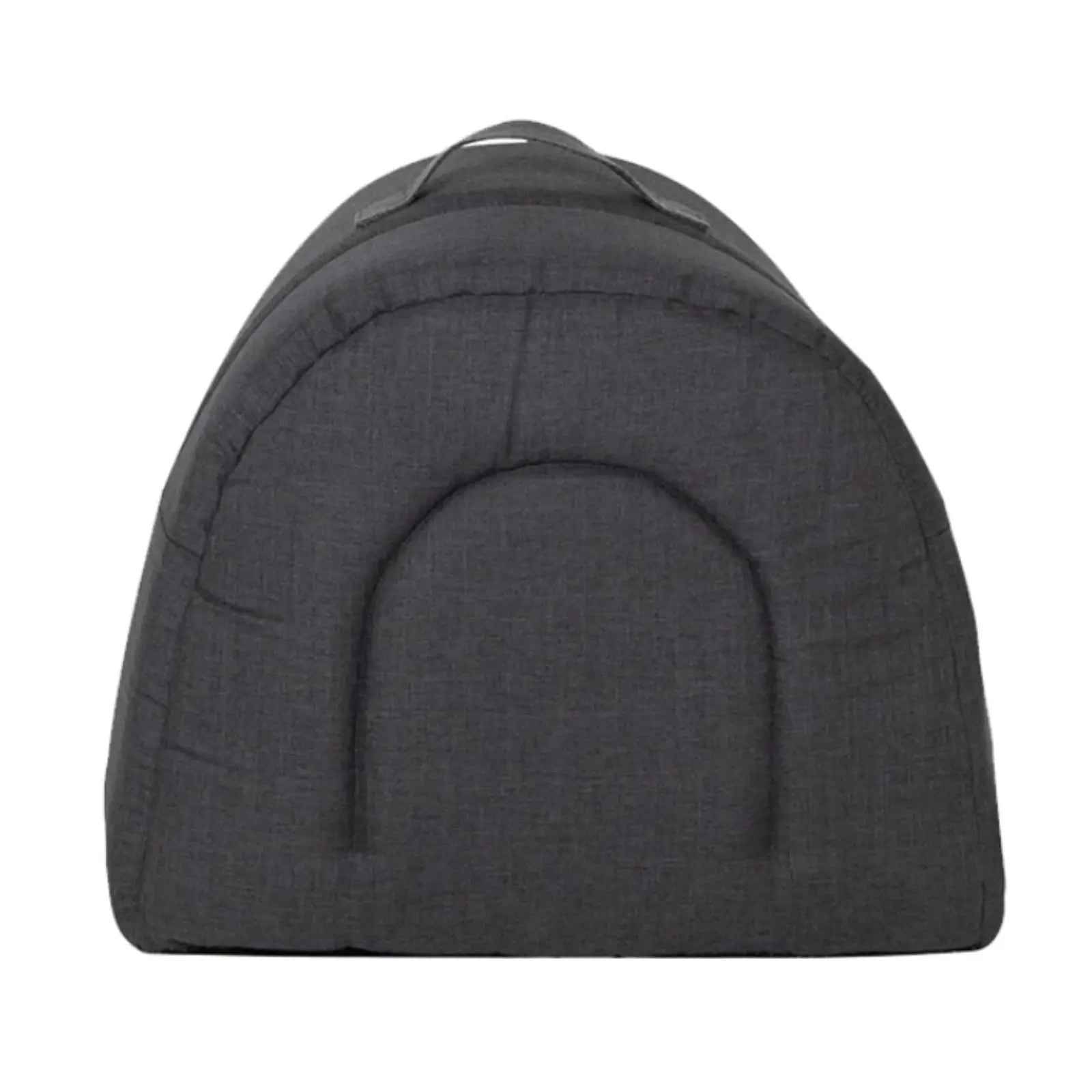 La Doggie Vita Water Resistant Oxford Charcoal Hooded Cat Bed La Doggie Vita