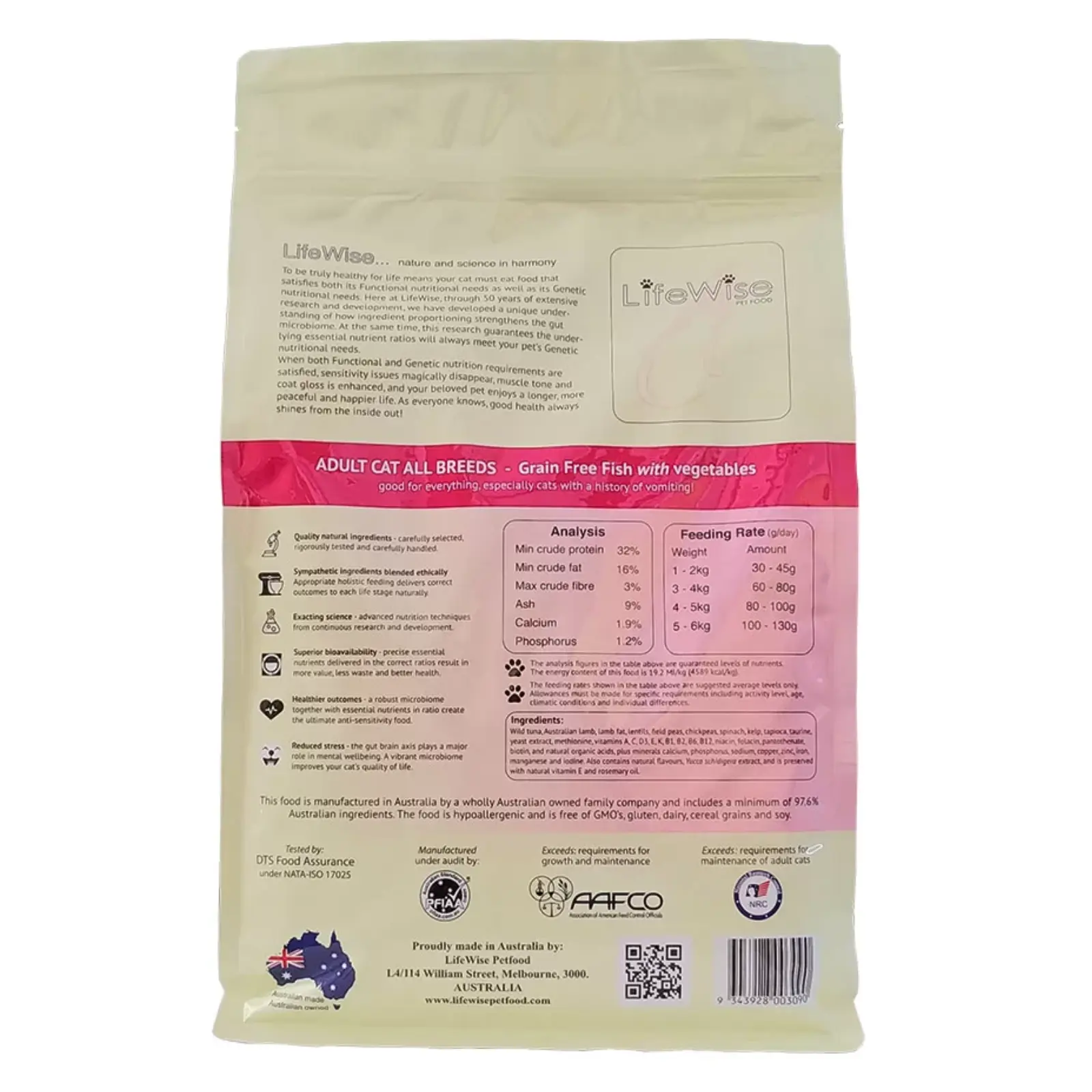 Lifewise Cat Food Fish with Vegetables - Grain Free Lifewise