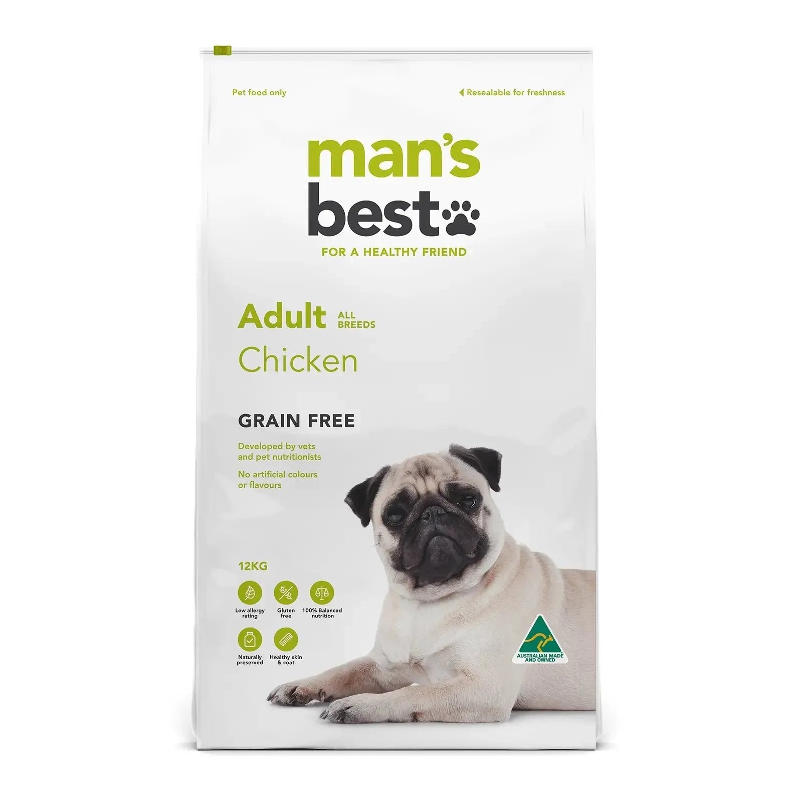🎁 Man's Best Dog Food Adult Chicken (100% off) Mans Best