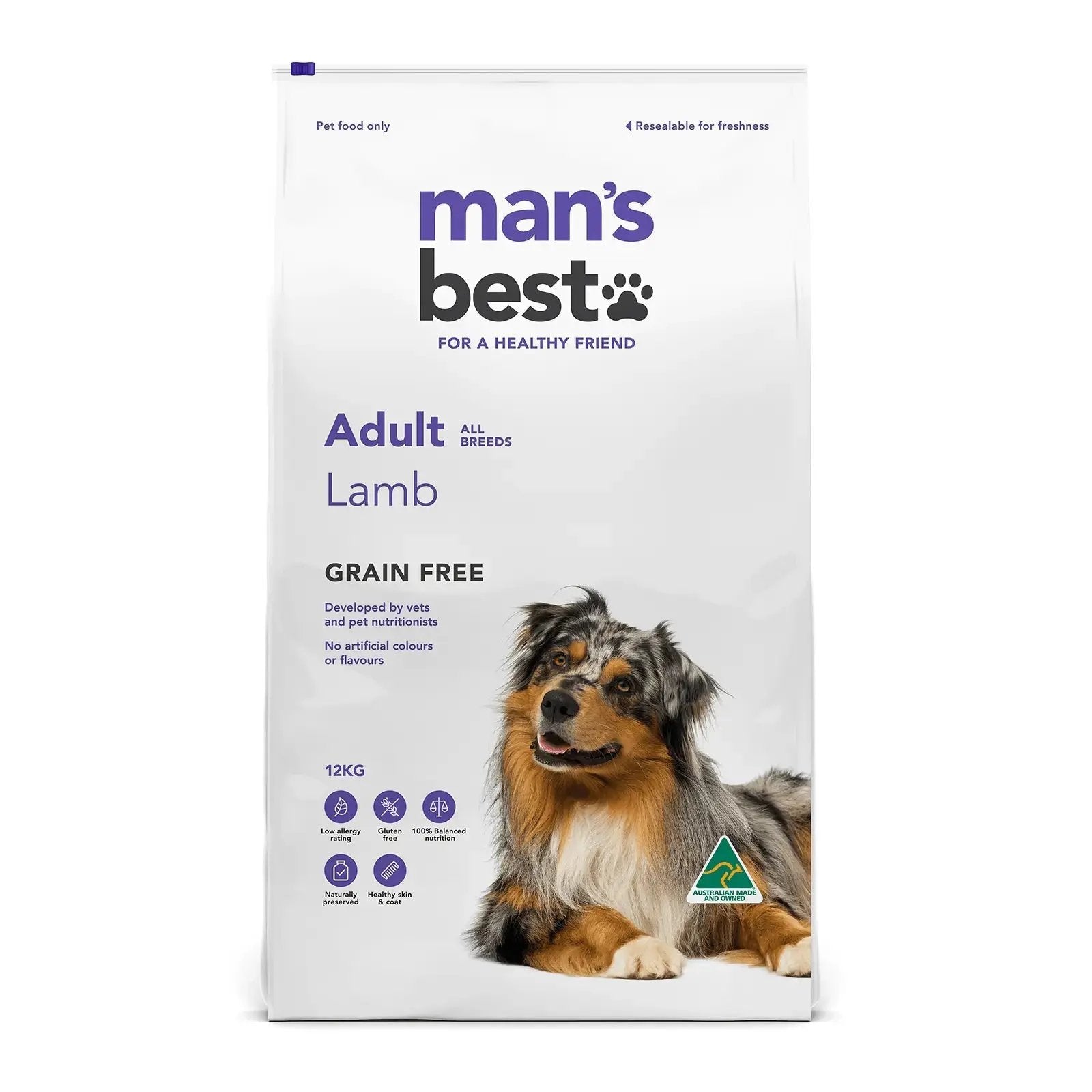 🎁 Man's Best Dog Food Adult Lamb (100% off) Mans Best