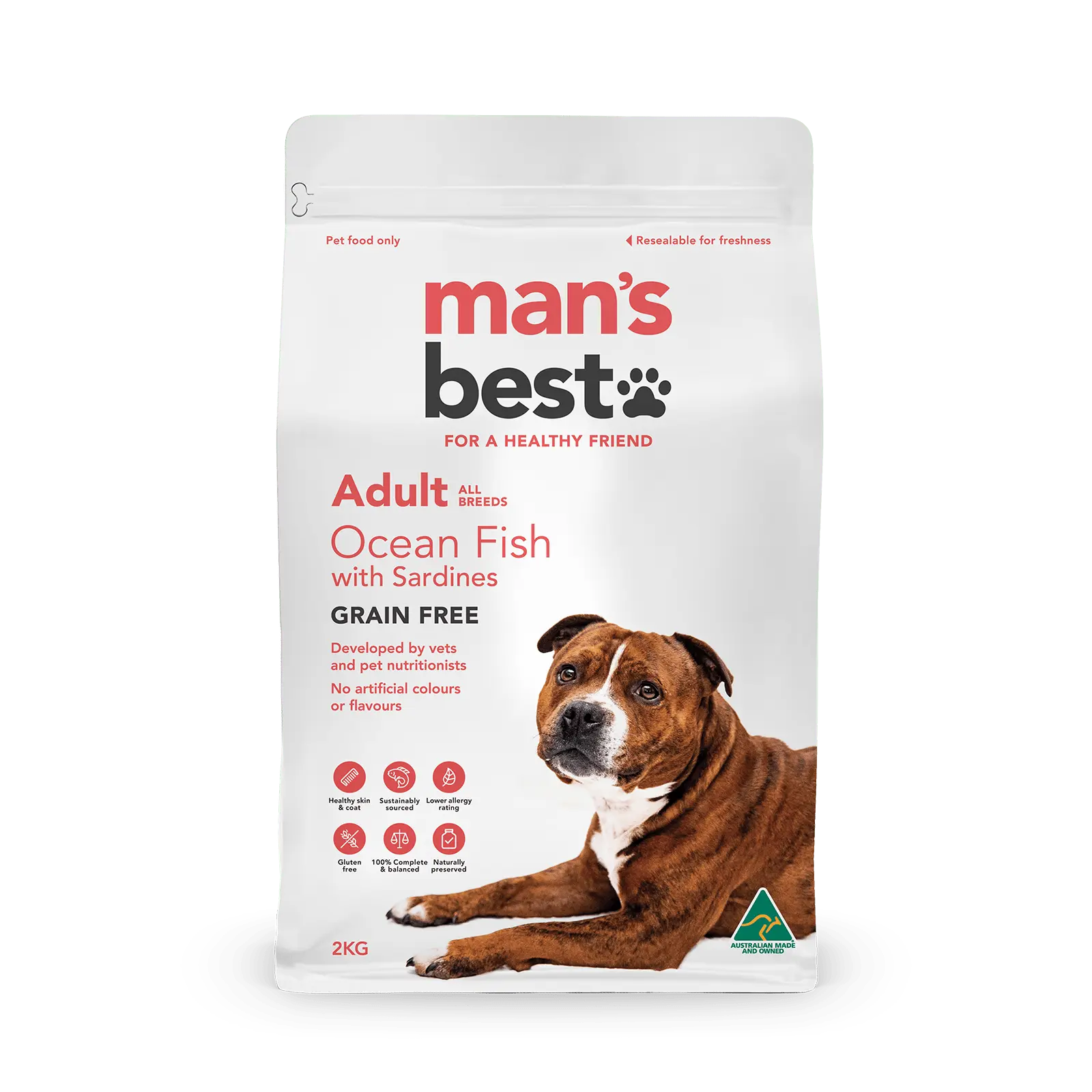 🎁 Man's Best Dog Food Adult Ocean Fish (100% off) Mans Best