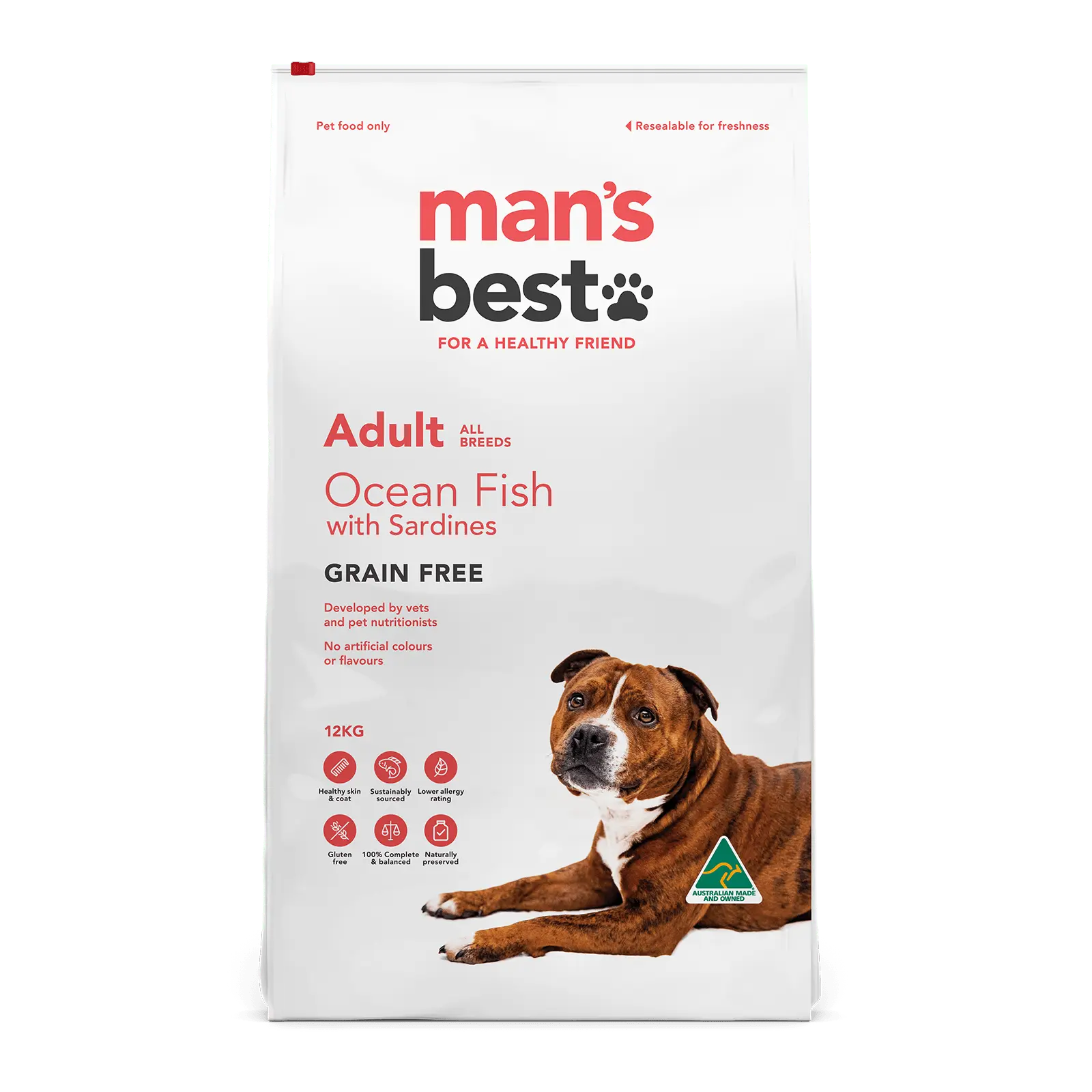 🎁 Man's Best Dog Food Adult Ocean Fish (100% off) Mans Best