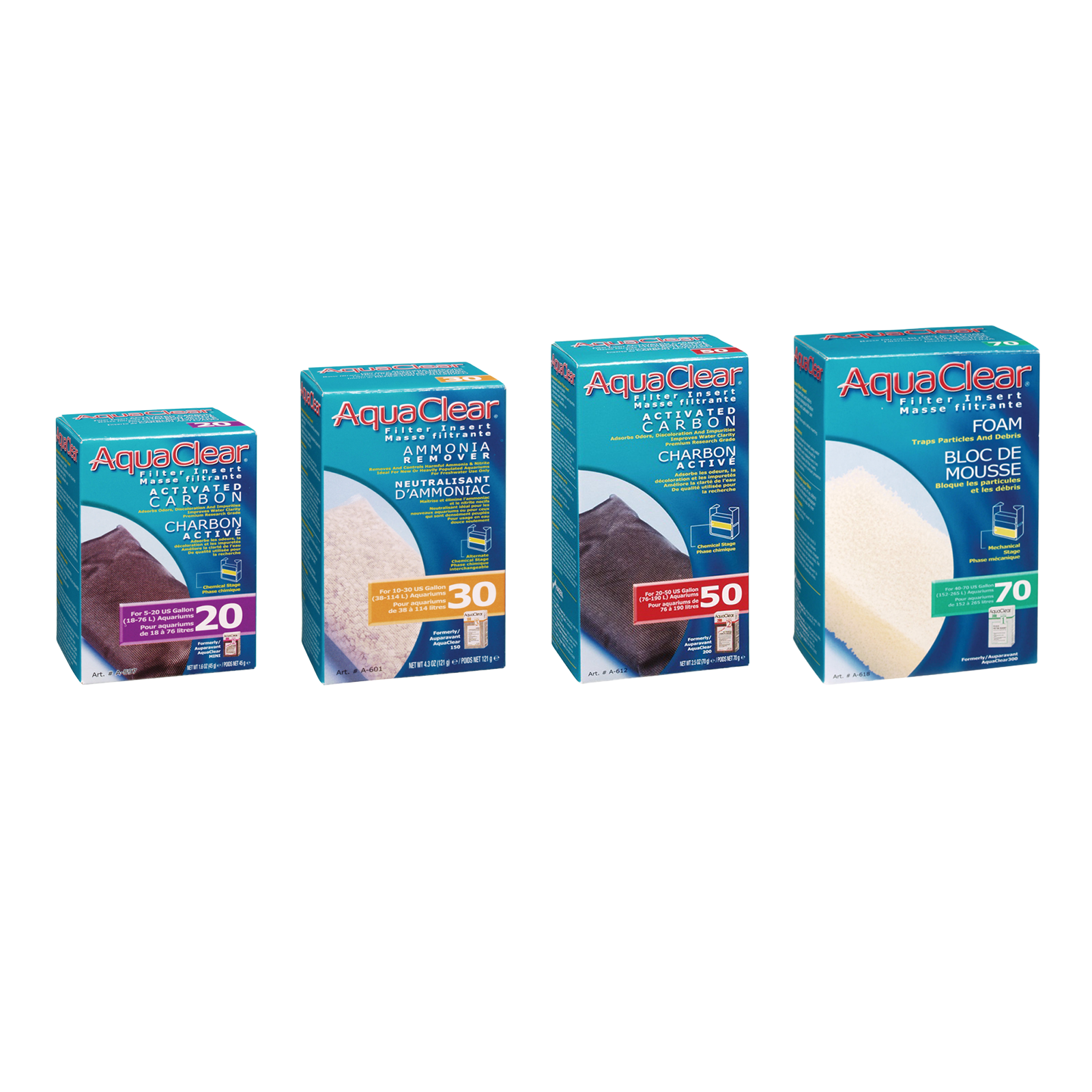 AquaClear Power Filter Replacement Media Inserts
