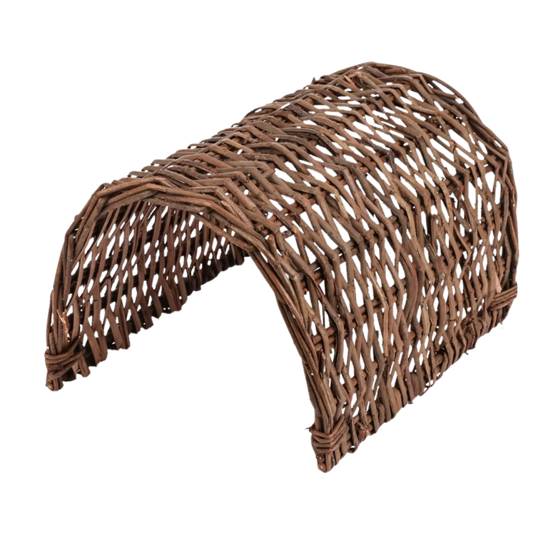Nature Island Hand Woven Willow Twig Tunnel Large Rosewood