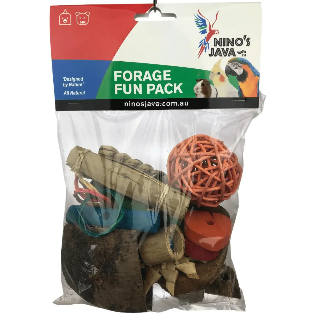 Nino's Java Bird Toy Foraging Fun Pack - Kellyville Pets