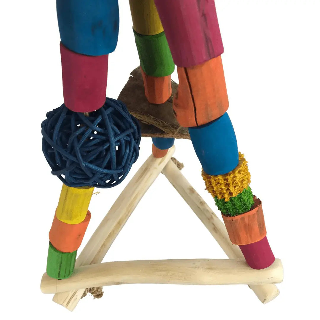 Nino's Java Bird Toy Mini Triangle - Kellyville Pets