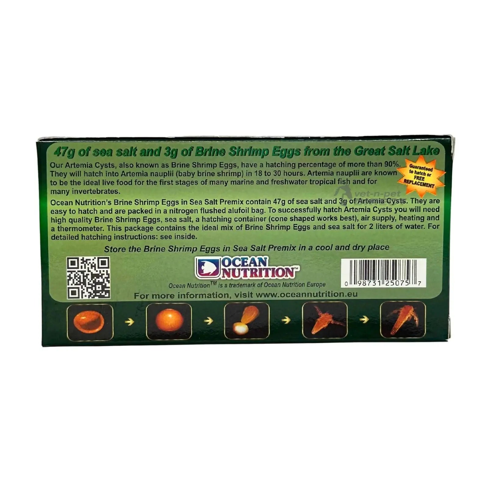 Ocean Nutrition Brine Shrimp Pre-Mix Ocean Nutrition