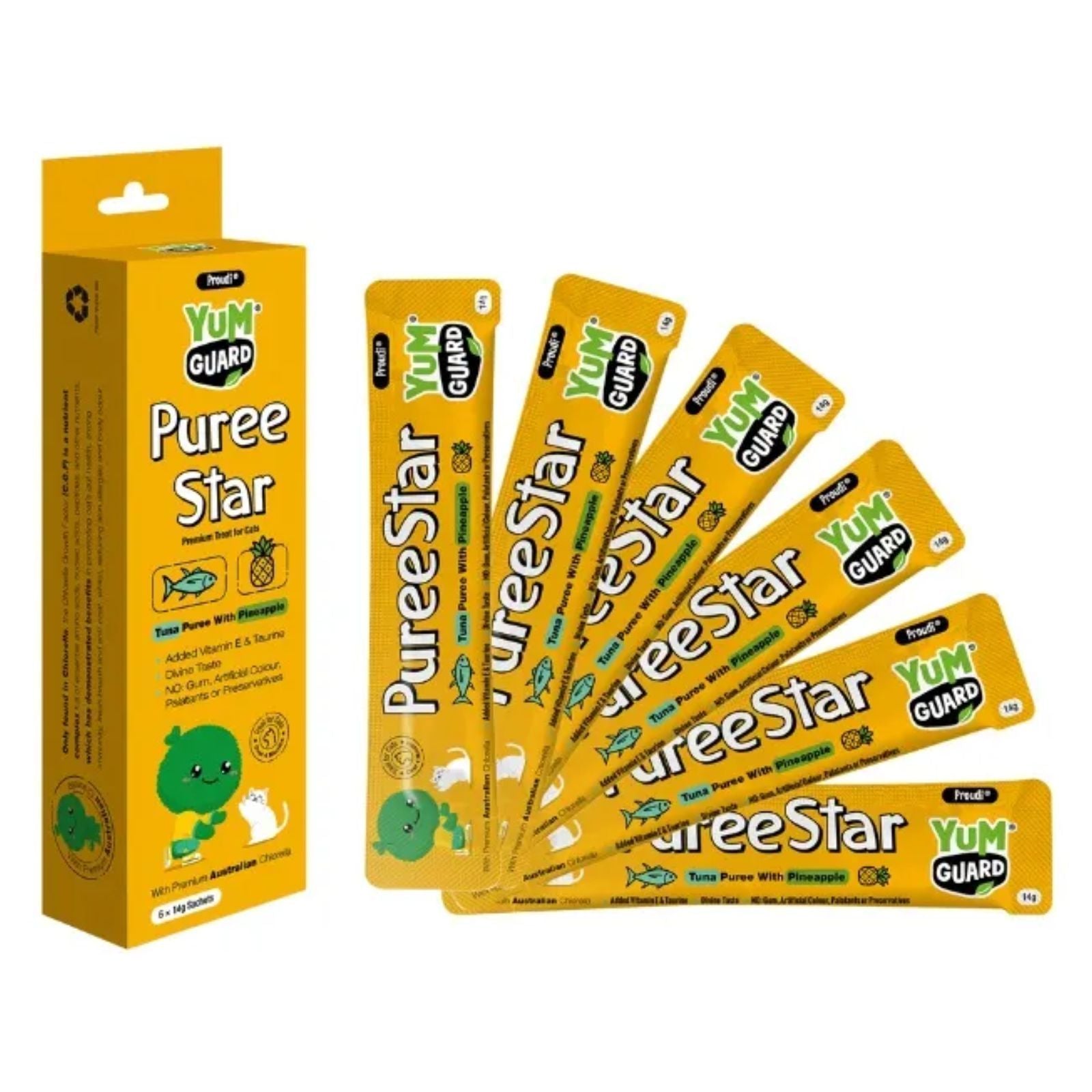YumGuard Puree Star Cat Treats