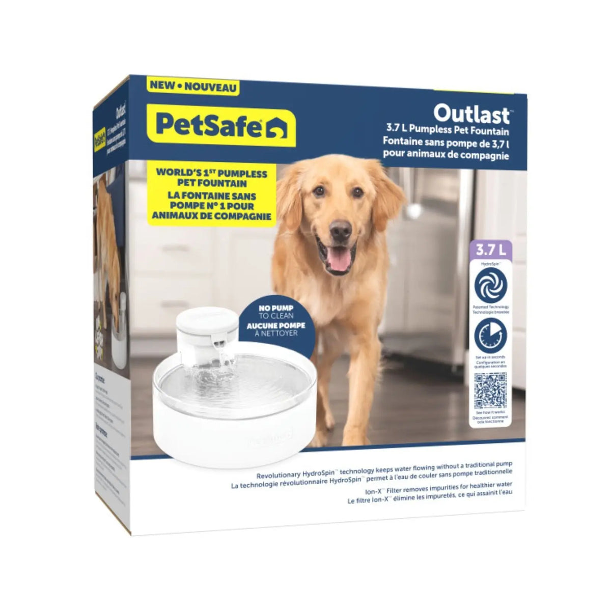PetSafe Outlast 3.7L Pumpless Dog Water Fountain - Kellyville Pets