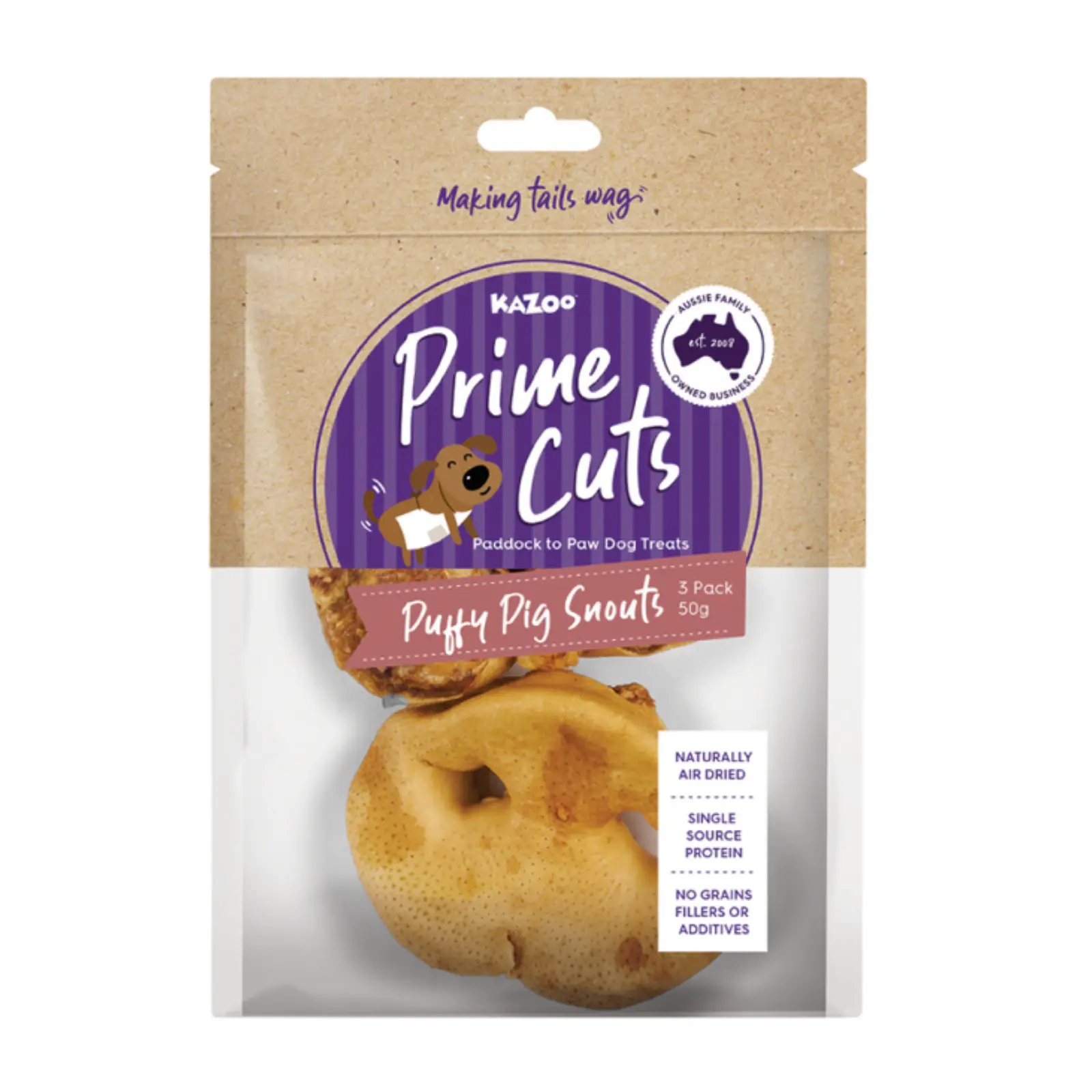 Prime Cuts Puffy Pig Snouts - 3pk Prime Cuts