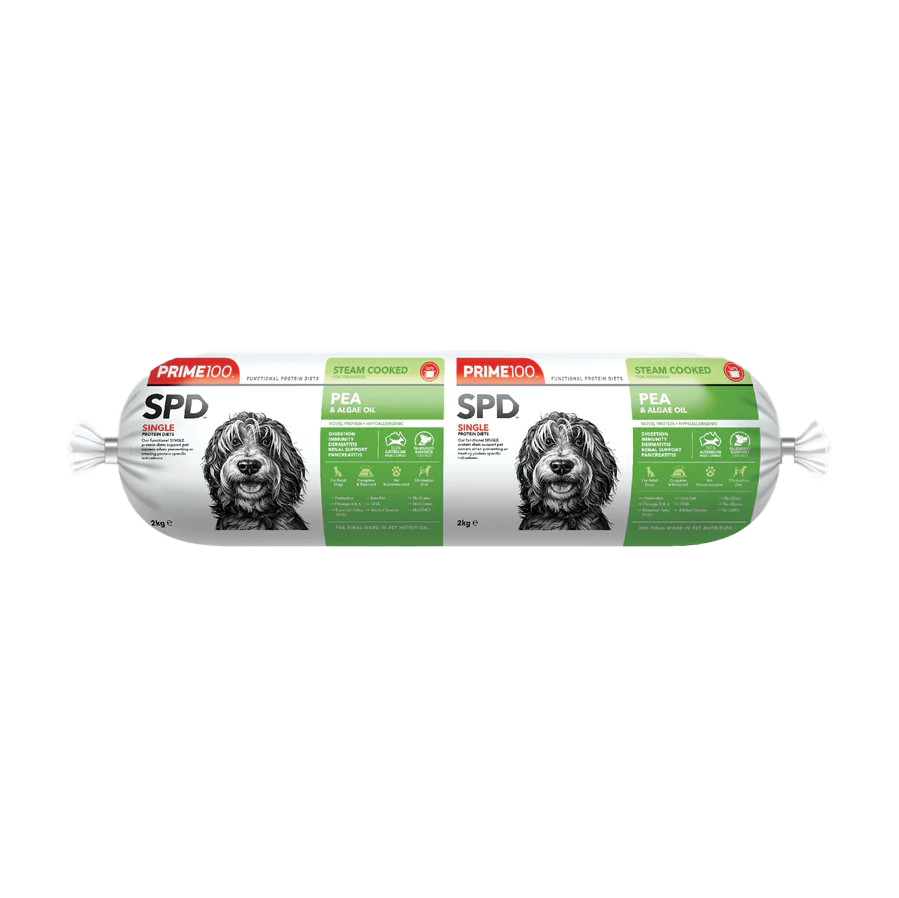Prime100 Dog Food Roll A/F 200V Pea & Algae Oil