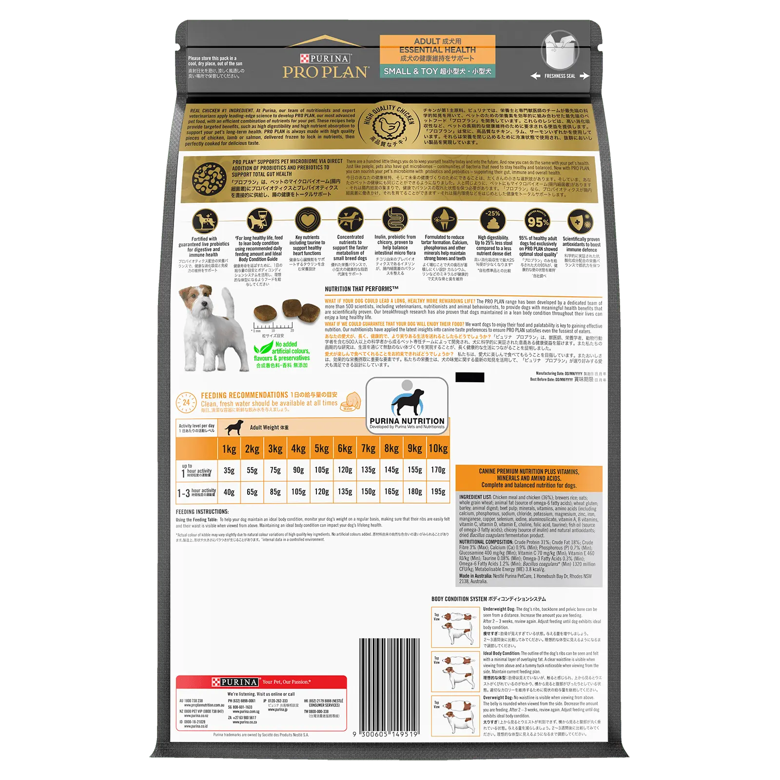 Pro Plan Dog Food Adult Small & Toy Breed Chicken - Kellyville Pets