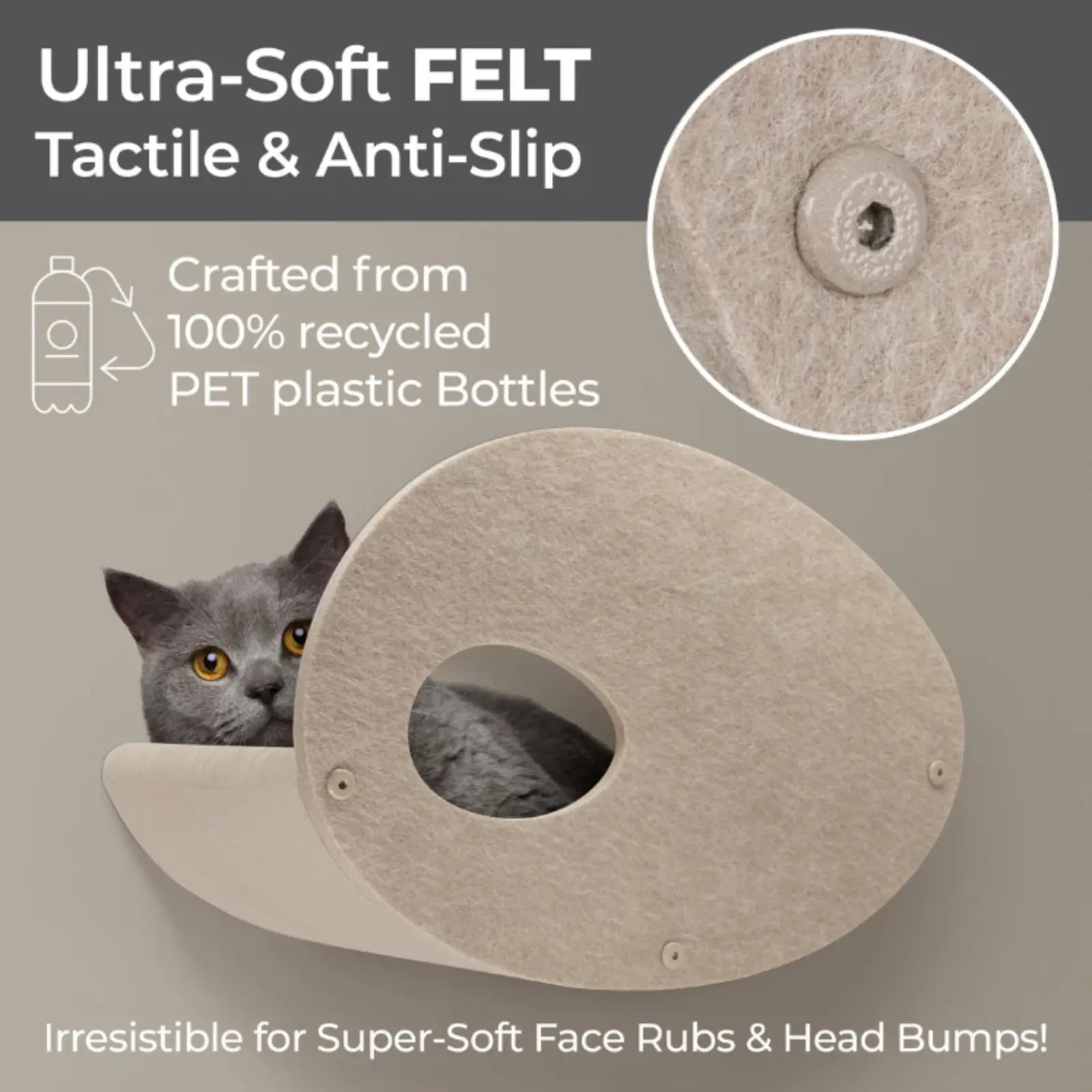 Pryde Pets Cat Climber Facade Add-Ons for Shelves - Set of 4 Pryde Pets