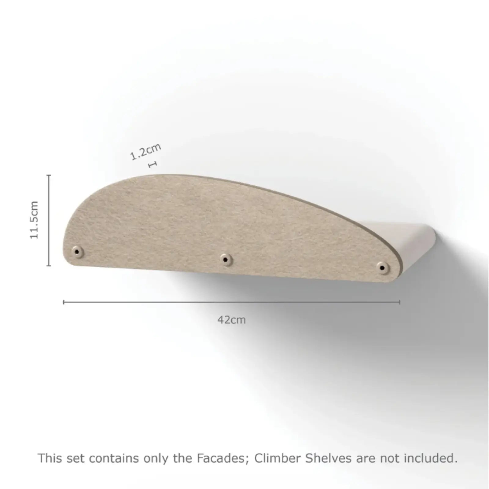 Pryde Pets Cat Climber Facade Add-Ons for Shelves - Set of 4 Pryde Pets