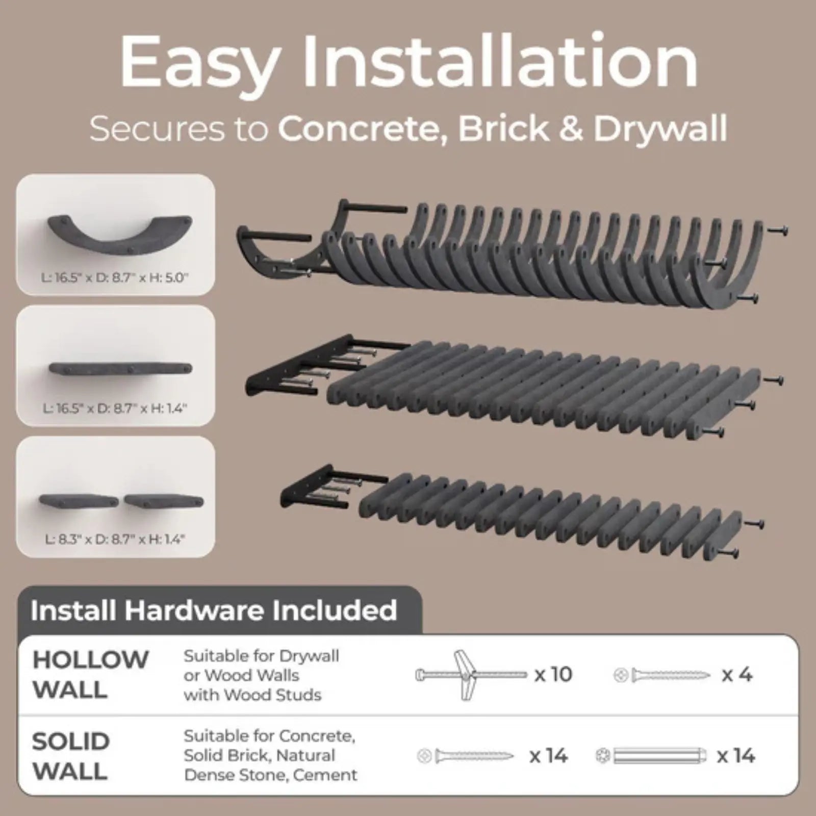 Pryde Pets Cat Climber Shelves - Set of 4 Pryde Pets