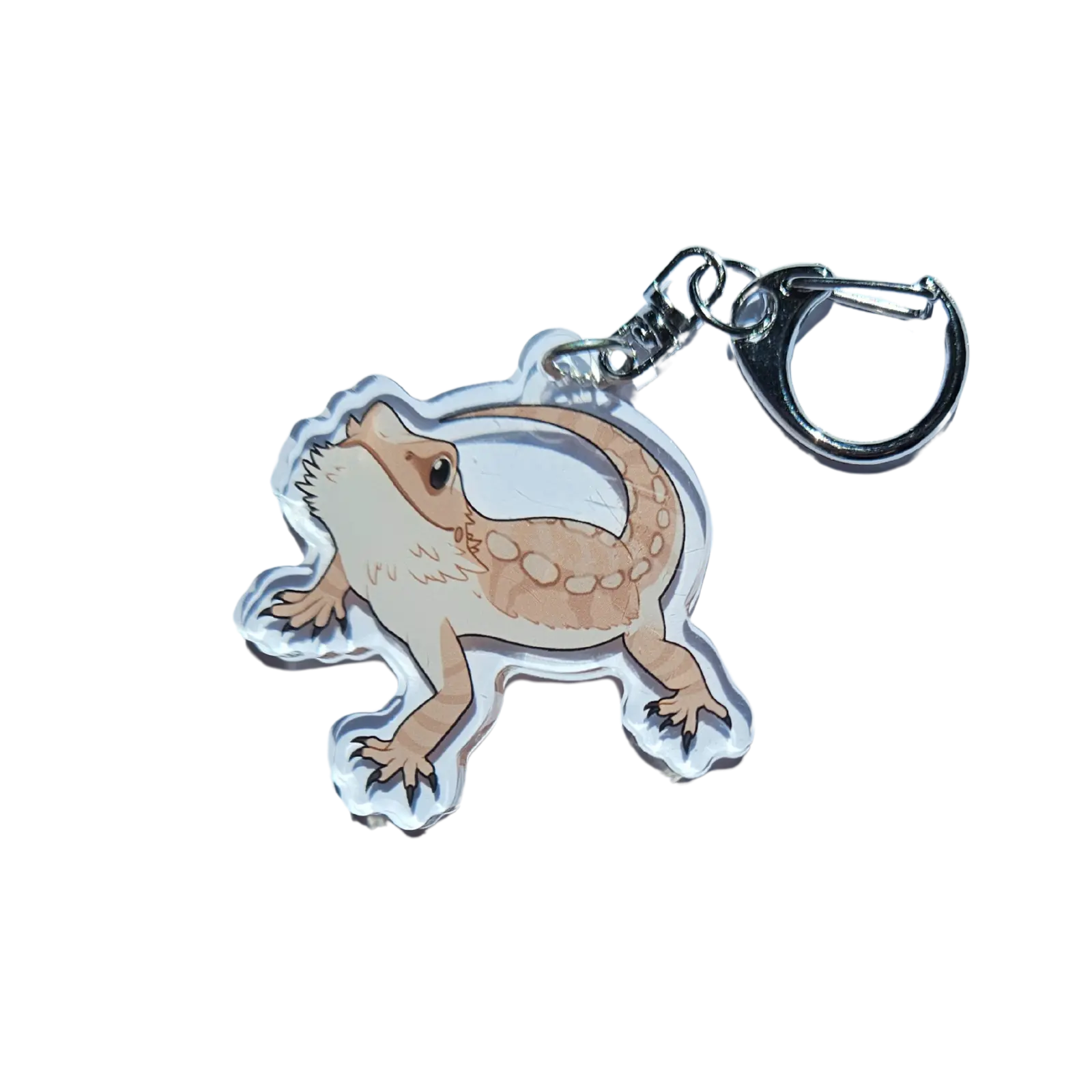 Pygmy Bearded Dragon Acrylic Keychain Hecko Gecko