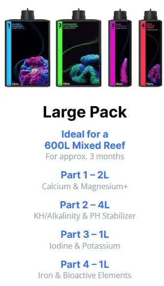 Red Sea Complete Reef Care 4pack - 600ltr Red Sea