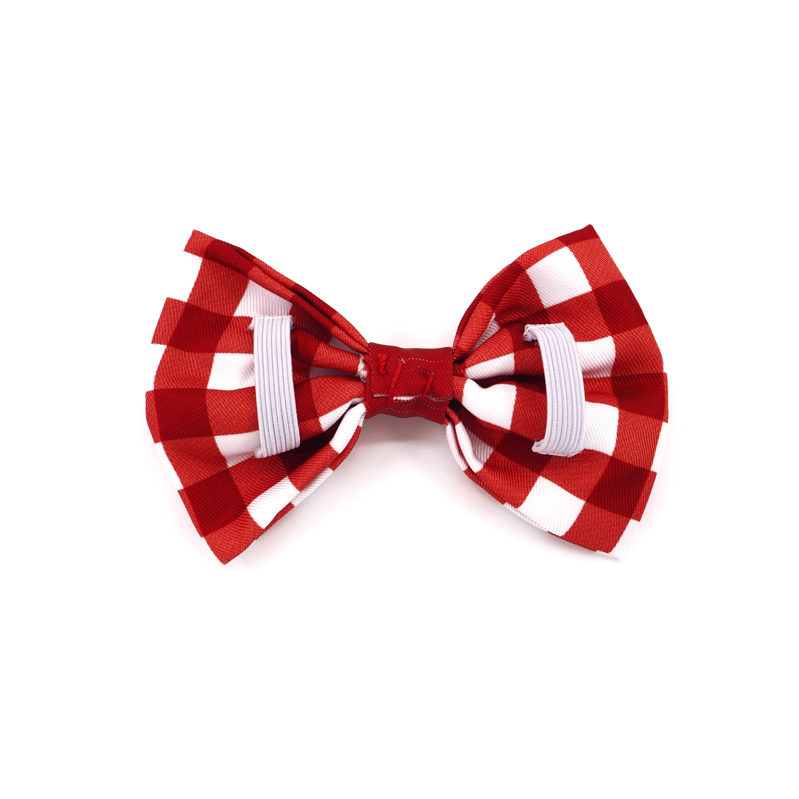 Pupstyle Xmas Dog Bow Tie Red Gingham