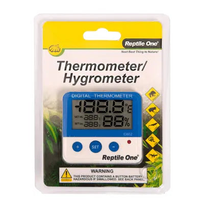 Reptile One Digital Thermometer & Hygrometer - Kellyville Pets