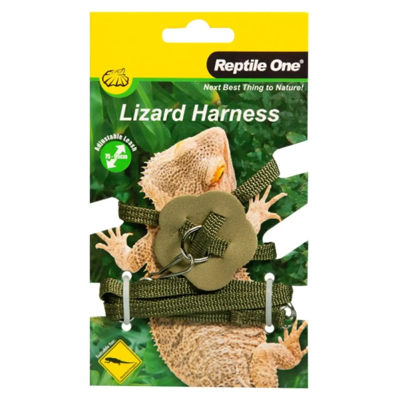 Reptile One Lizard Harness - Green Reptile One