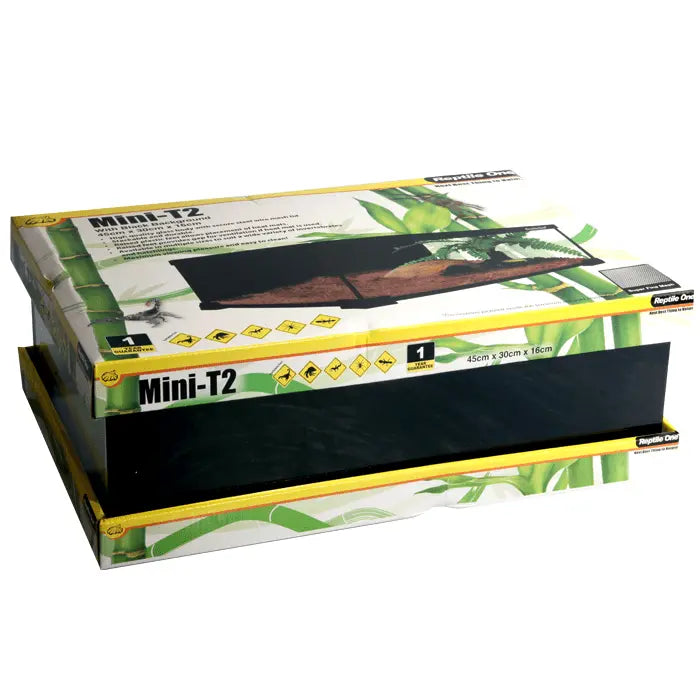 Reptile One T2 Glass Terrarium 45 x 30 x 16cm - Kellyville Pets