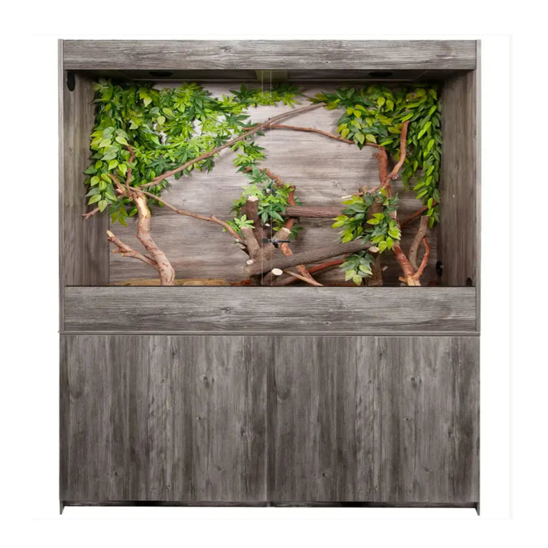 Reptile One Vivarium S2M 18612 & Cabinet ROC 1806 Set - Nebraska Oak Reptile One