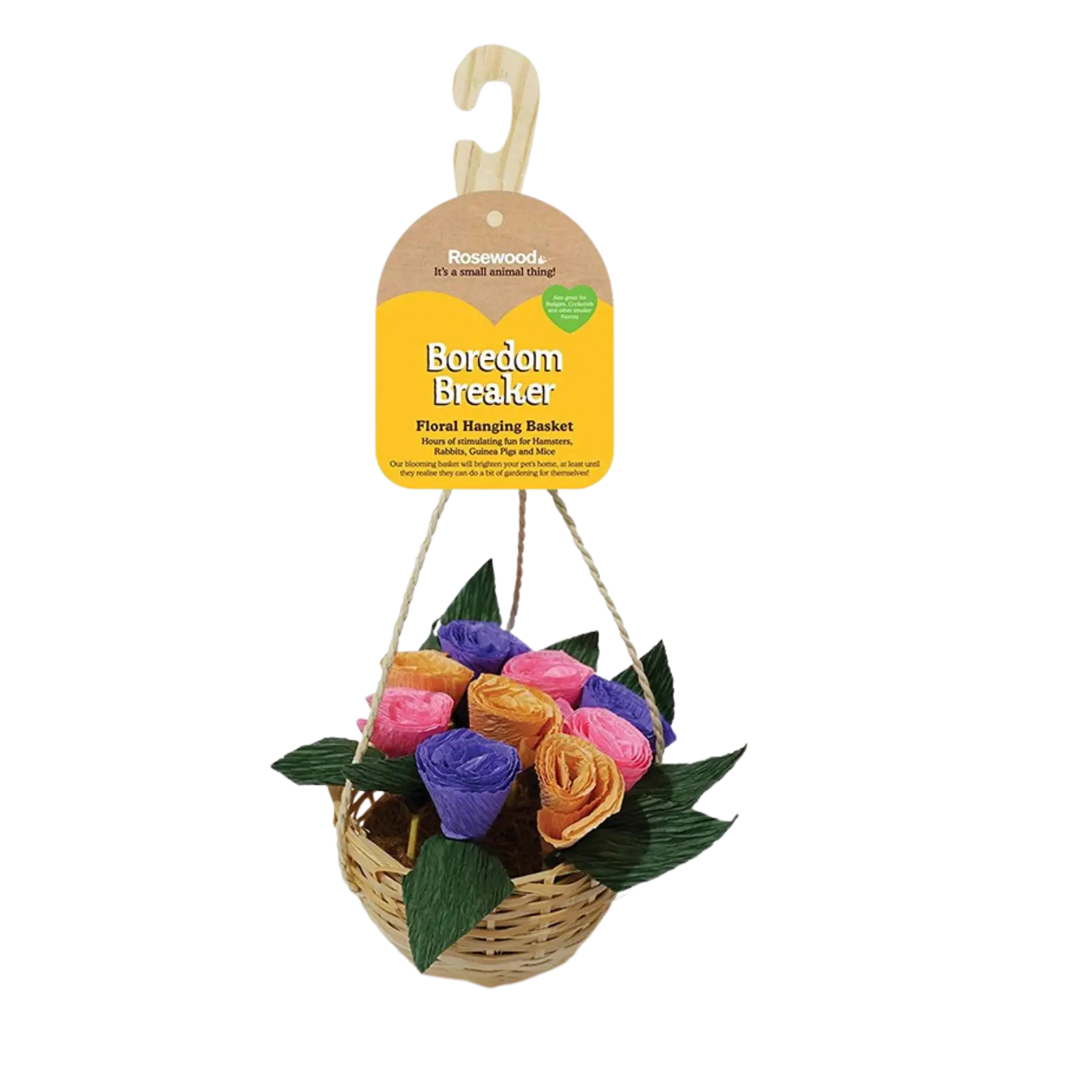 Rosewood Floral Hanging Basket Rosewood