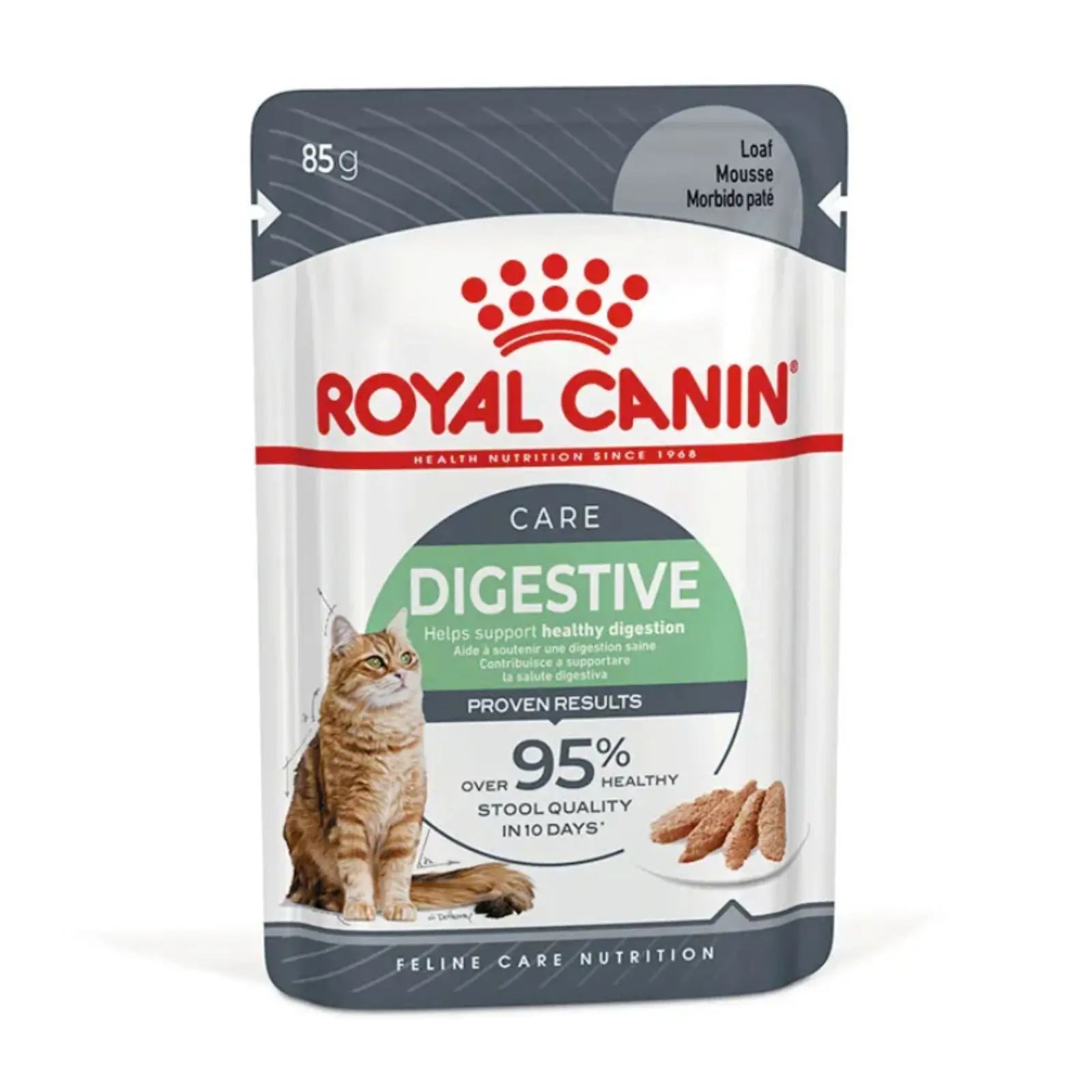 Royal Canin Cat Food Pouch Adult Digestive Care Loaf - 85gx12 Royal Canin