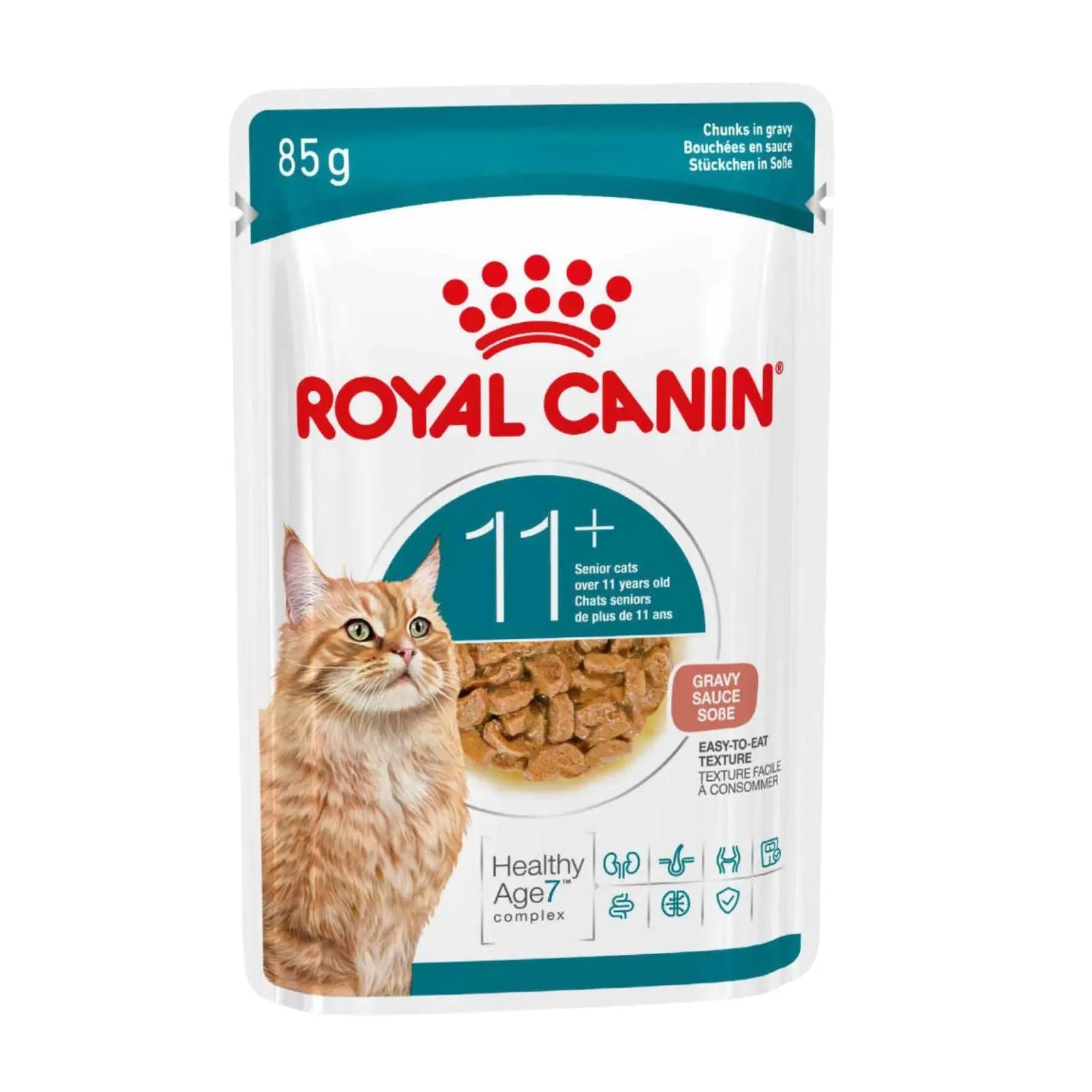 Royal Canin Cat Food Pouch Ageing 11+ Gravy - 85g x 12 Royal Canin