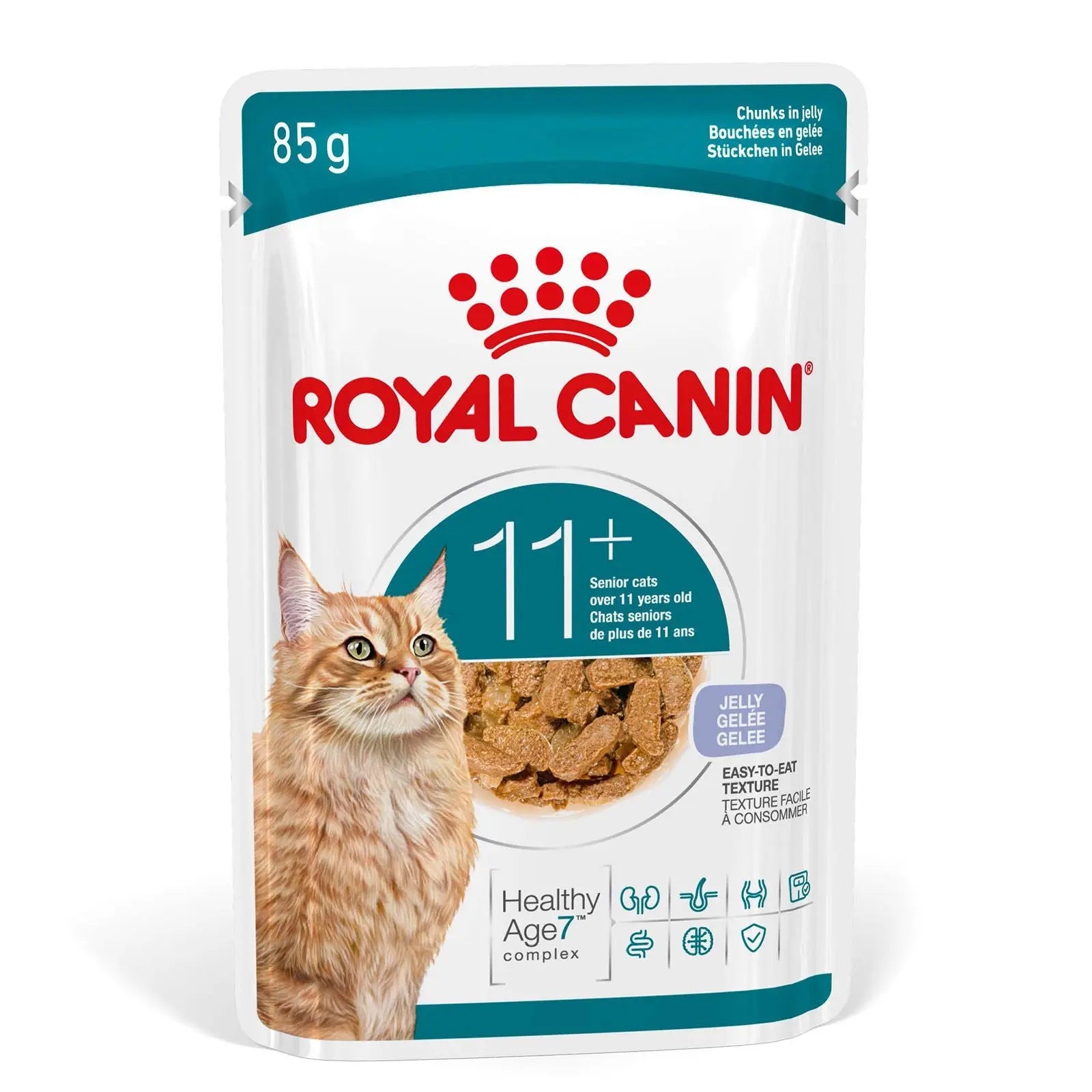 Royal Canin Cat Food Pouch Ageing 11+ Jelly - 85g x 12 Royal Canin