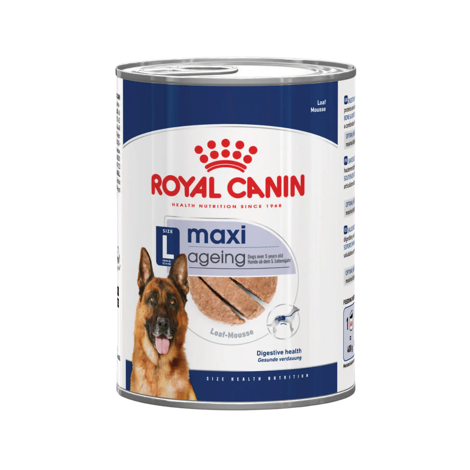 Royal Canin Maxi Ageing Loaf Dog Food Can 12 x 410g Royal Canin