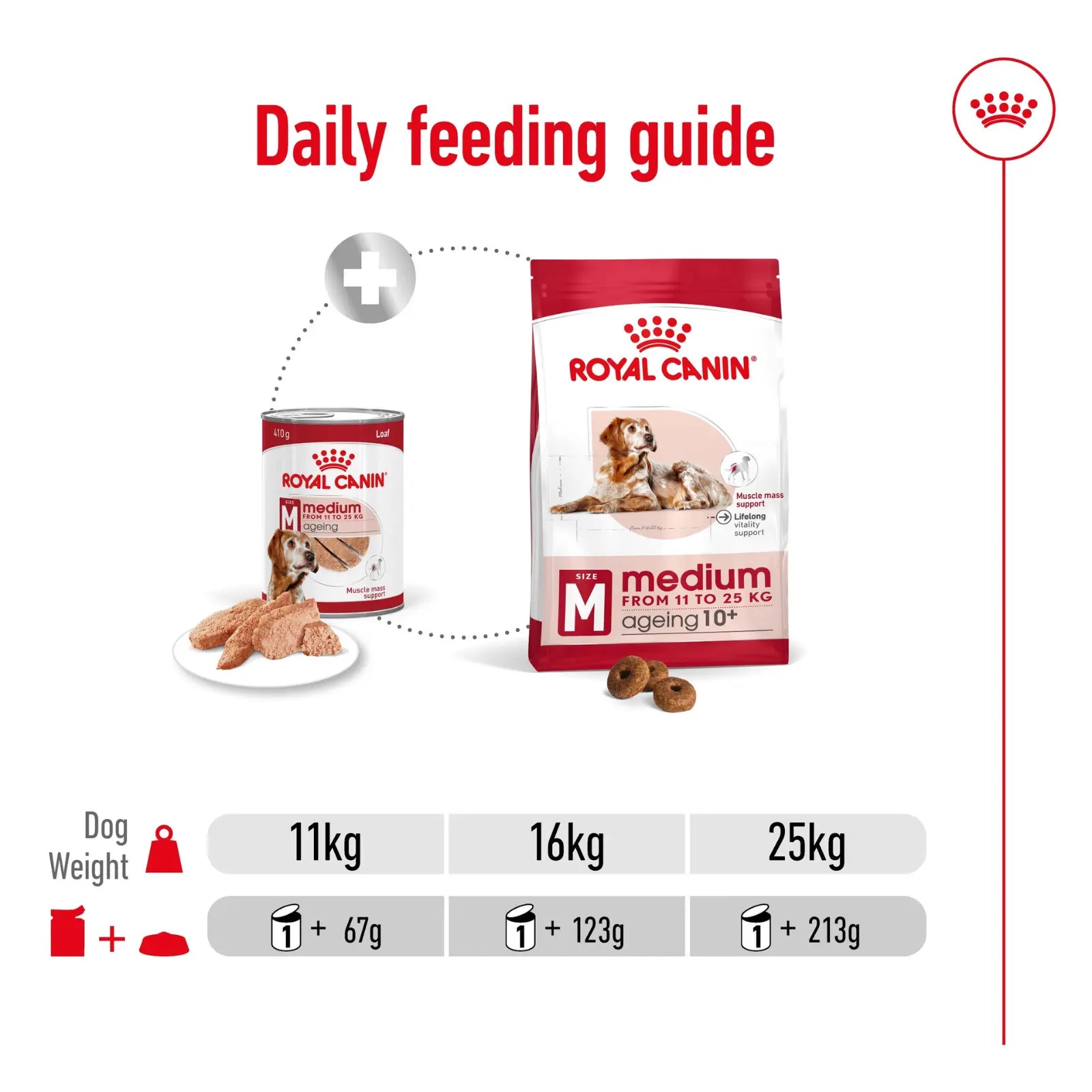 Royal Canin Medium Ageing Loaf Dog Food Can 12 x 410g Royal Canin