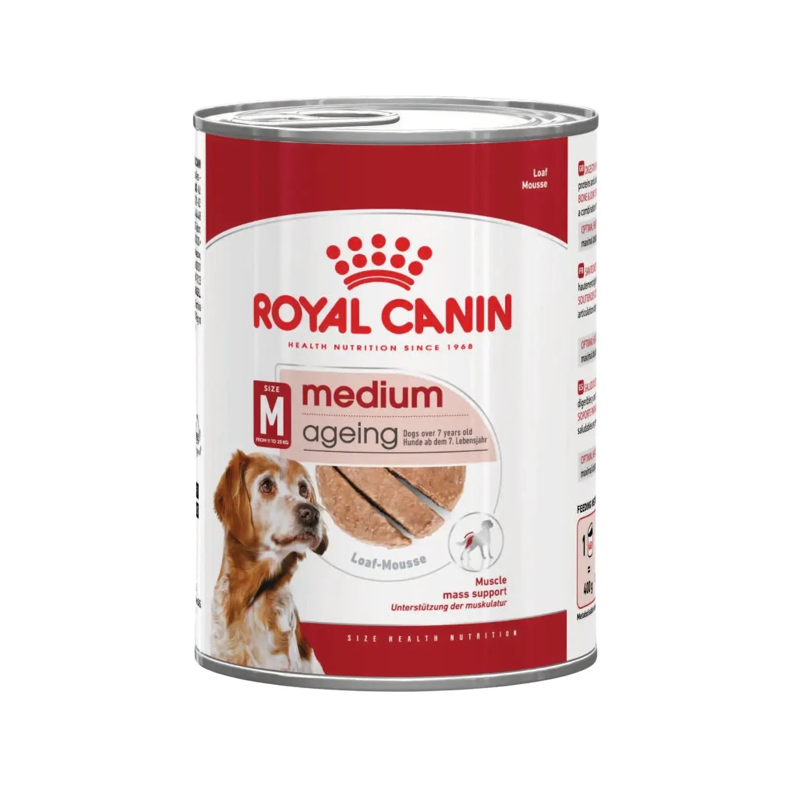Royal Canin Medium Ageing Loaf Dog Food Can 12 x 410g Royal Canin