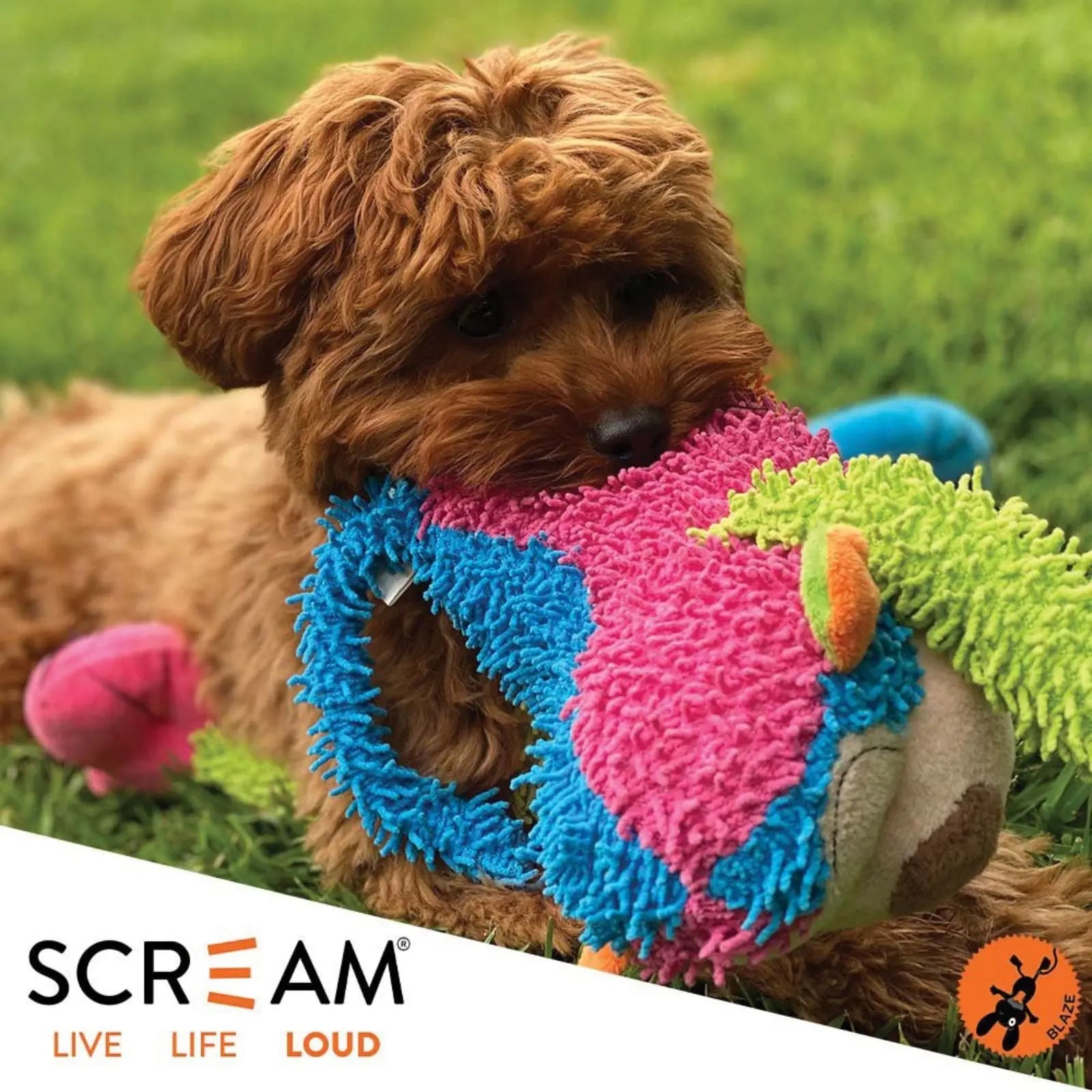 Scream Crew Monkey Loud Multicolour 43cm Scream