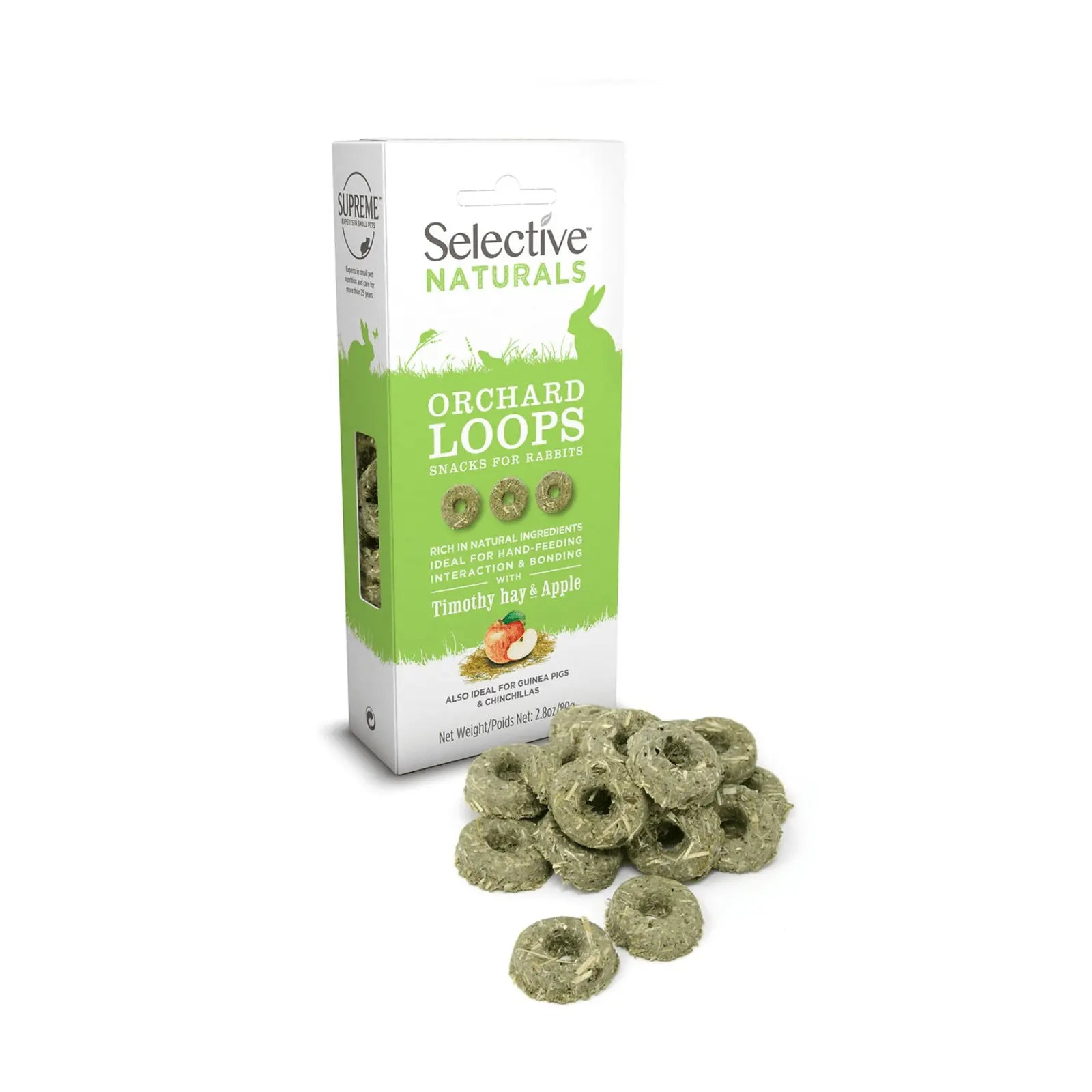 Selective Naturals Small Animal Orchard Loops 80g - Kellyville Pets
