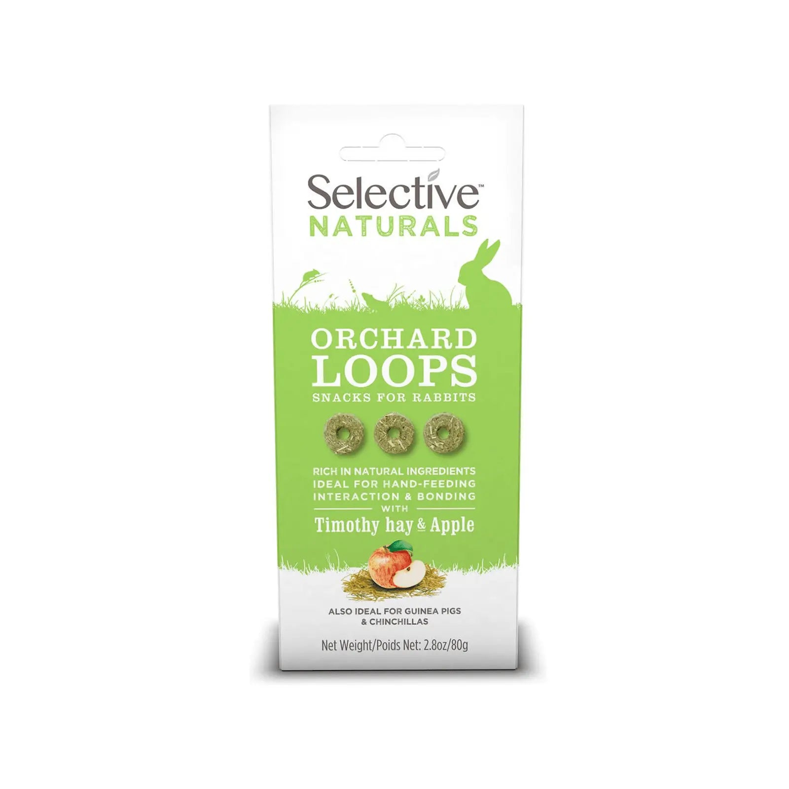 Selective Naturals Small Animal Orchard Loops 80g - Kellyville Pets