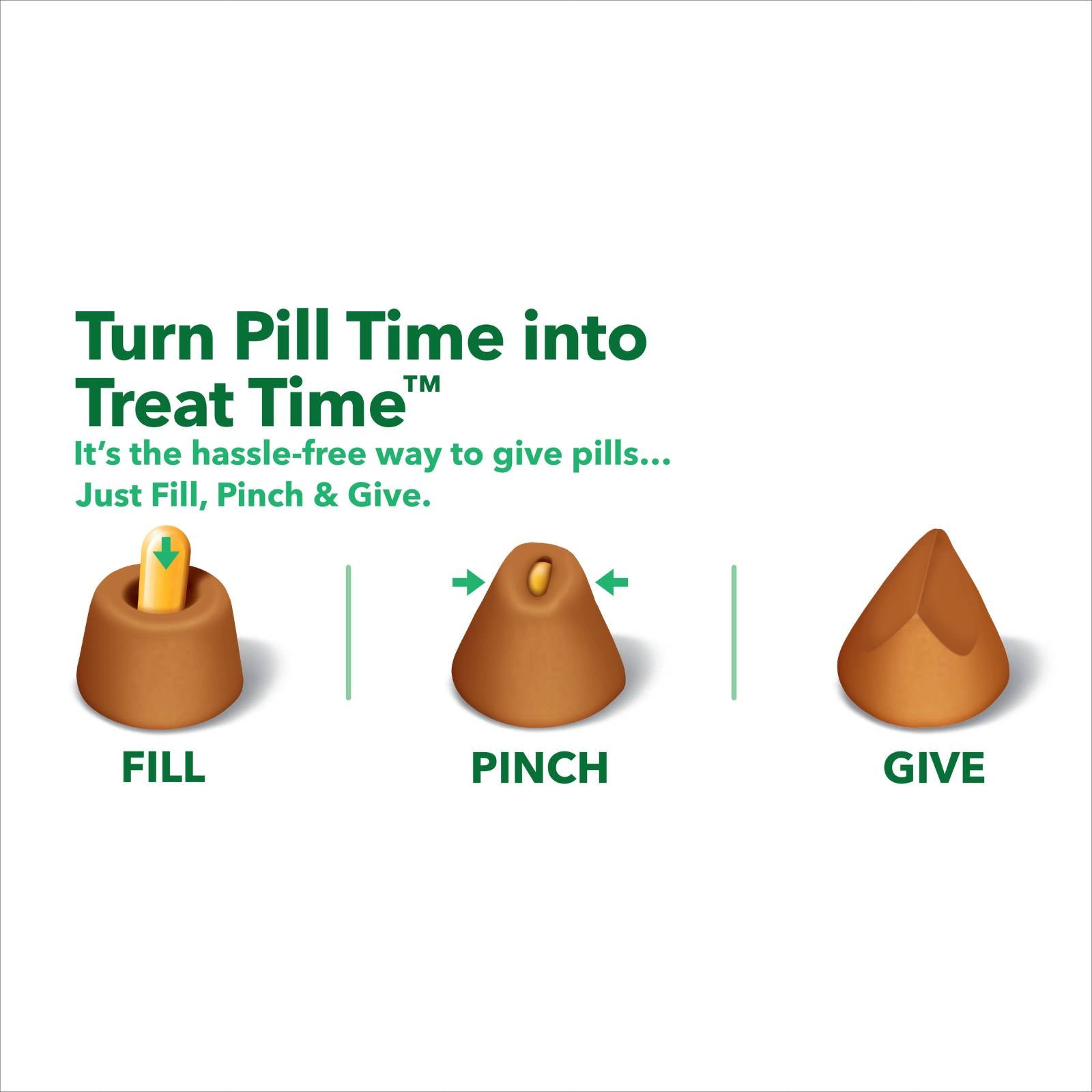 Greenies Pill Pocket Treats Smokey Ham - 30 pieces