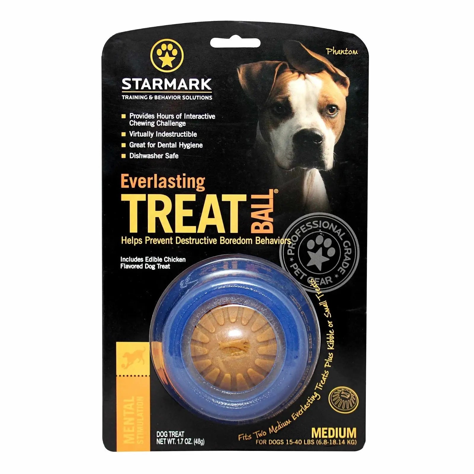 Starmark Everlasting Treat Ball Dog Toy - Medium - Kellyville Pets