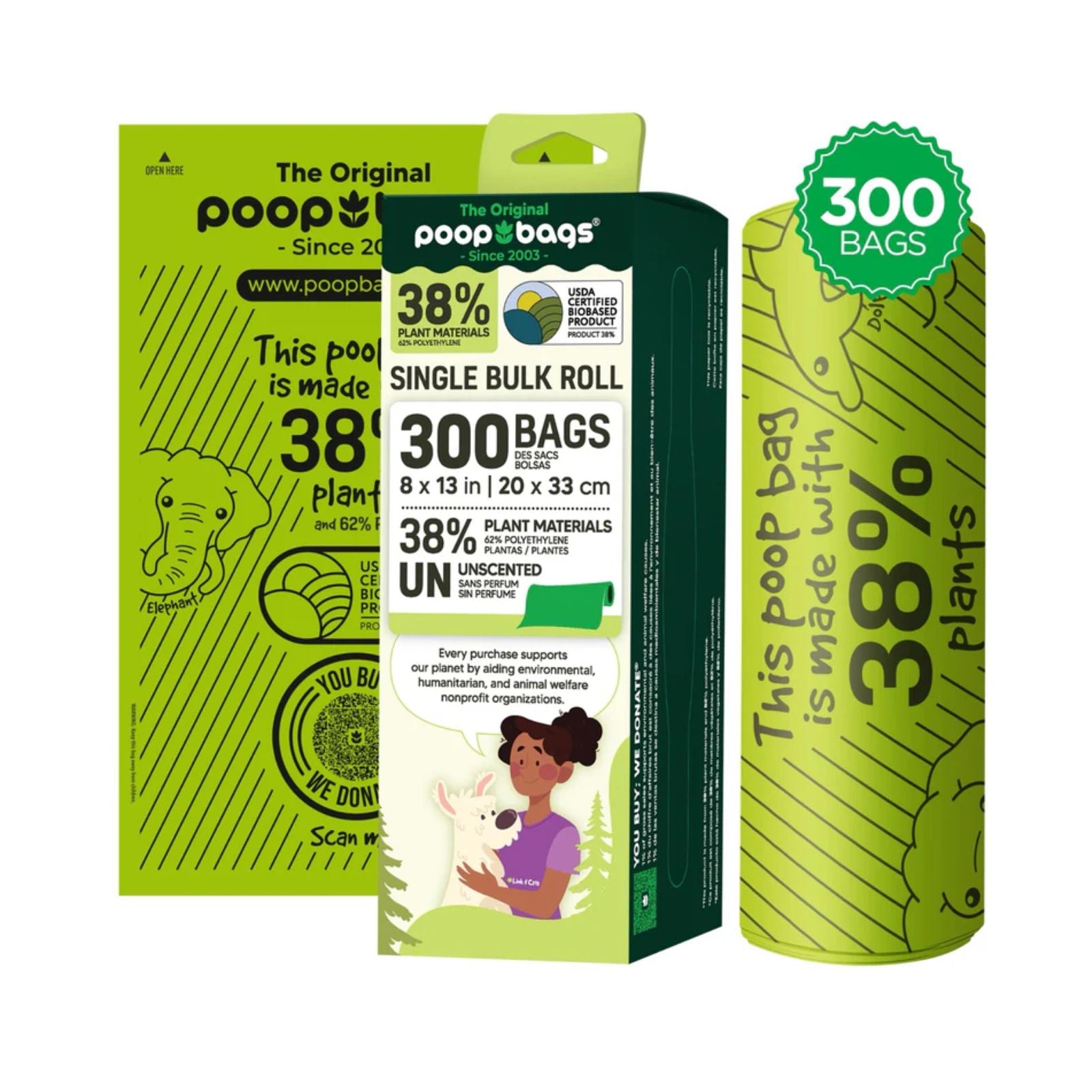 The Original Poop Bags - Bulk 300 pack