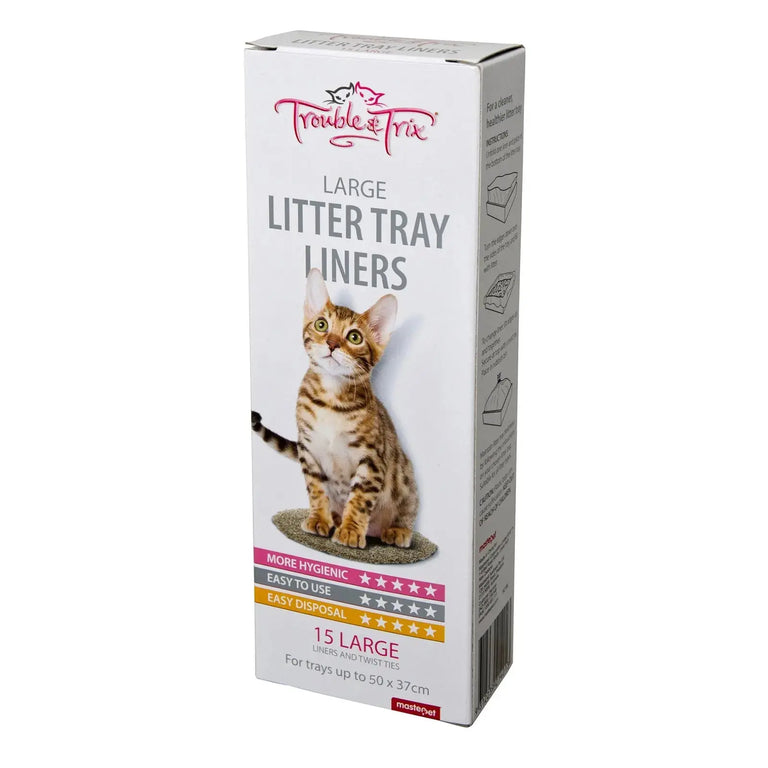 Trouble & Trix Litter Tray Liners - Large Trouble & Trix