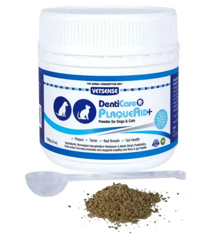 Vetsense Denticare Plaque Aid+ 100g Vetsense