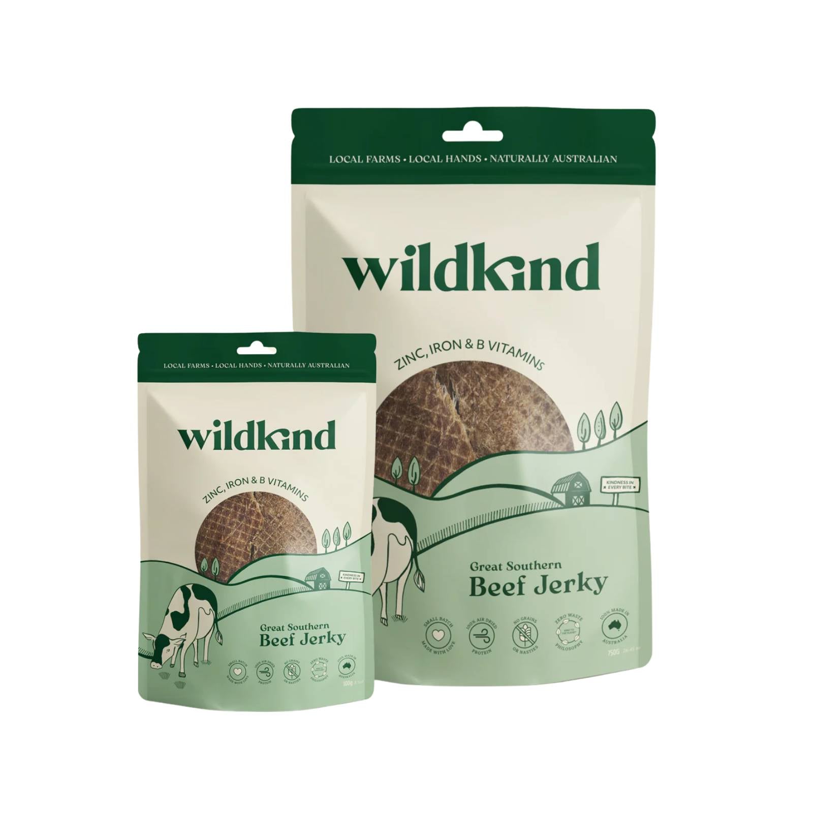 Wildkind Dog Treat Great Southern Beef Jerky